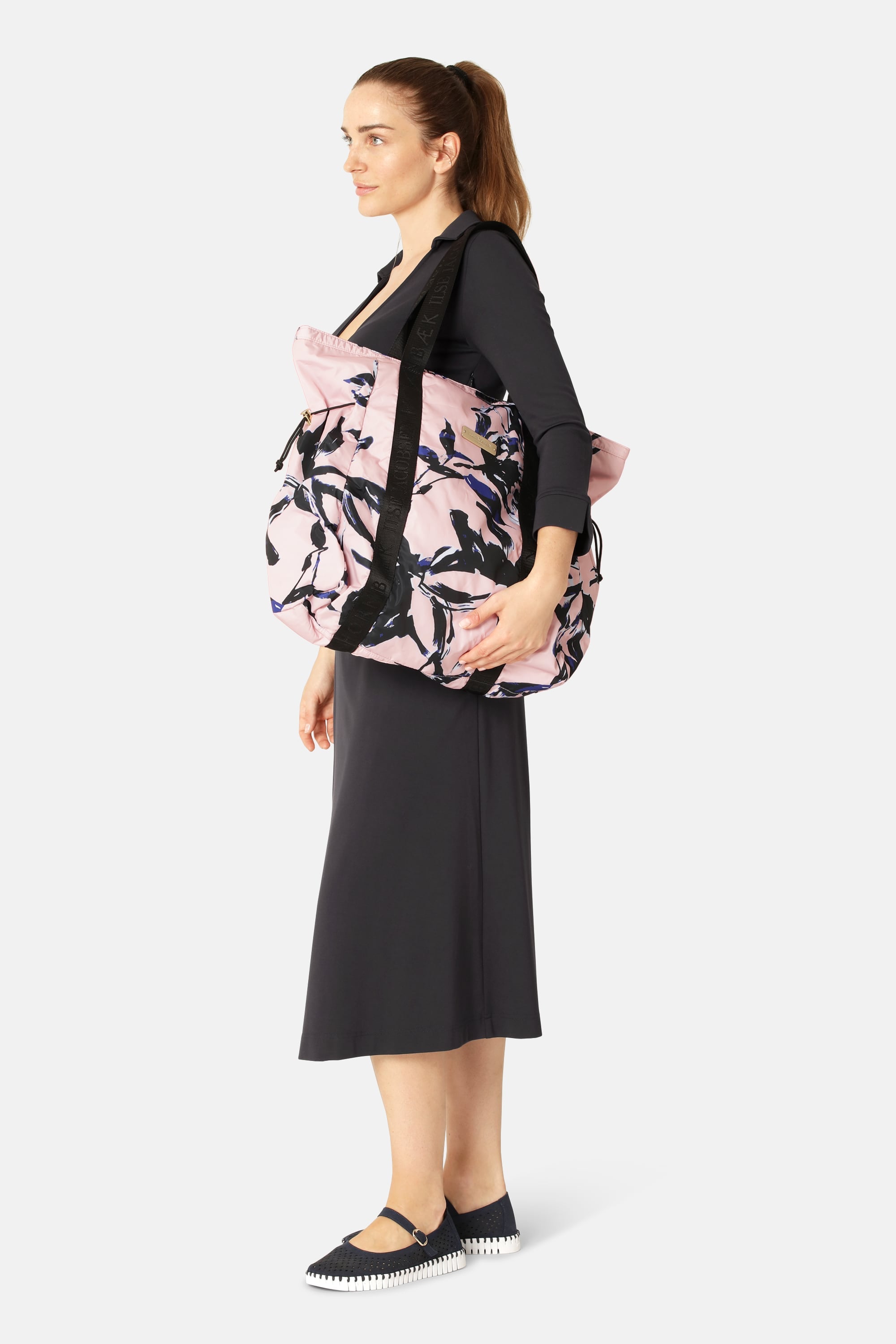 Let Regn Shopper Taske - Peachskin