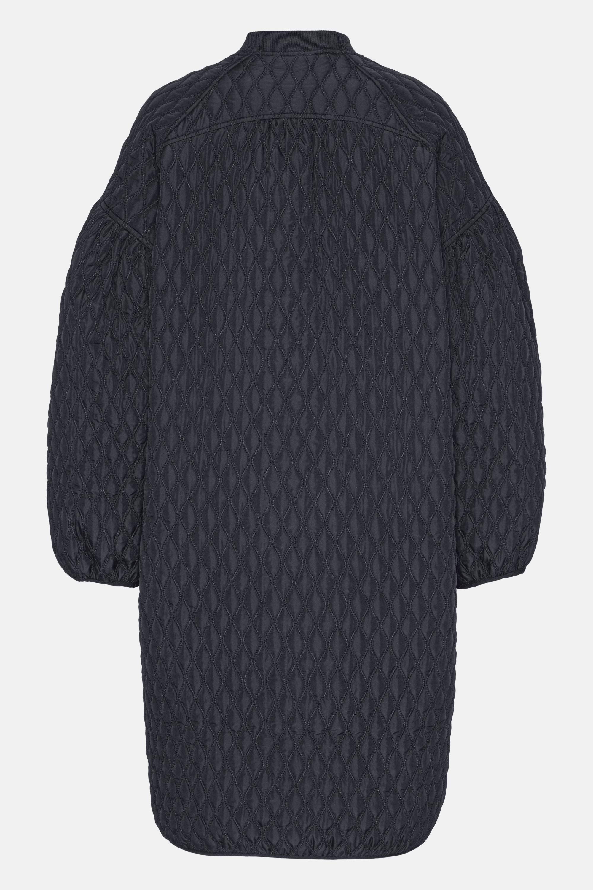 Lang Quilt Jakke - Dark Indigo