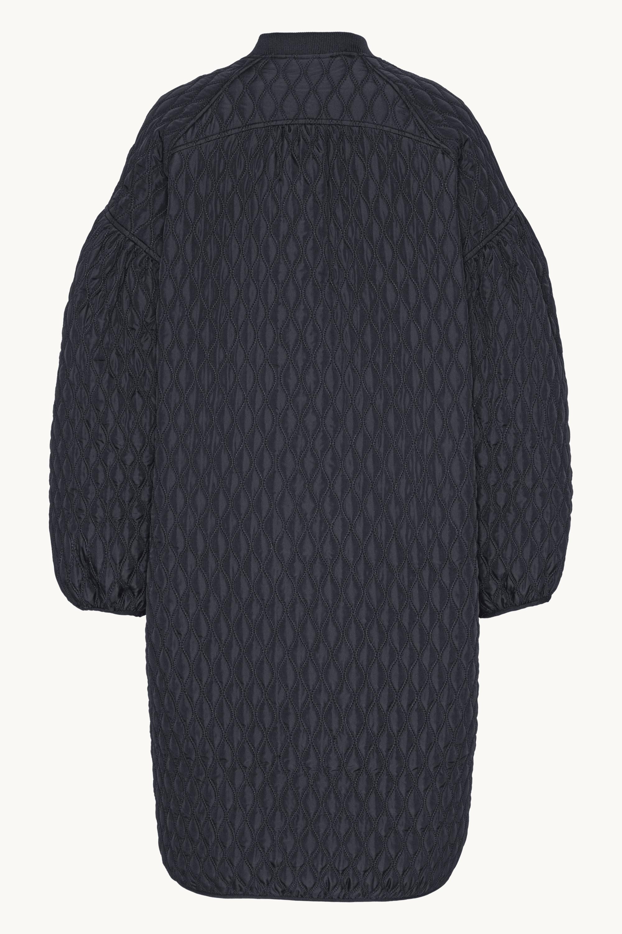 Lang Quilt Jakke - Dark Indigo