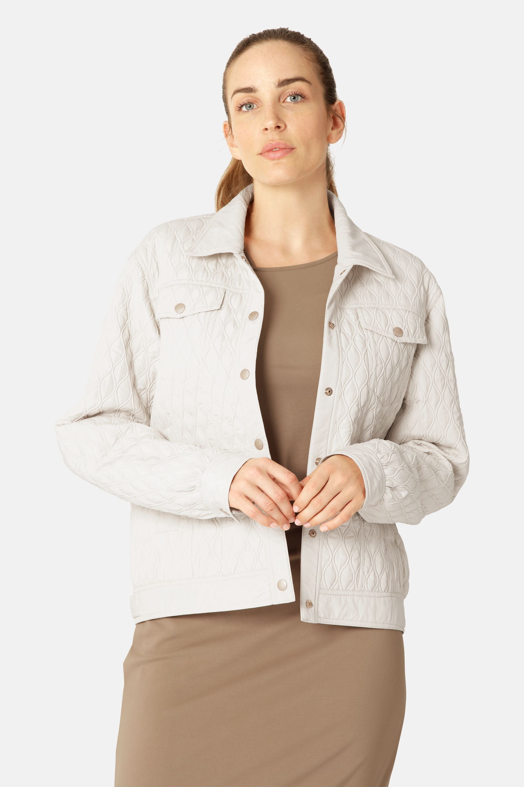 Quilt Jakke - Milk Creme