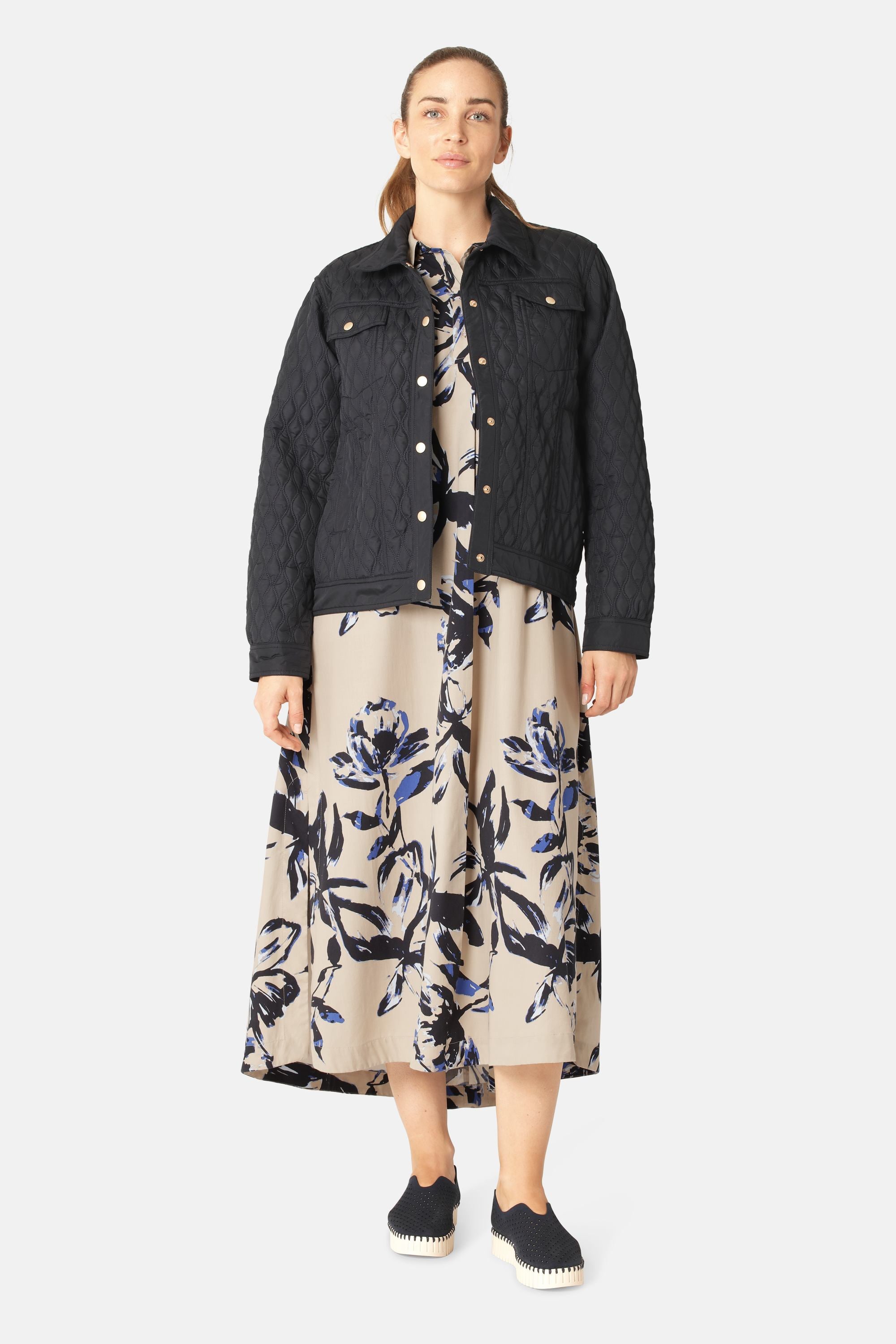 Quilt Jakke - Dark Indigo