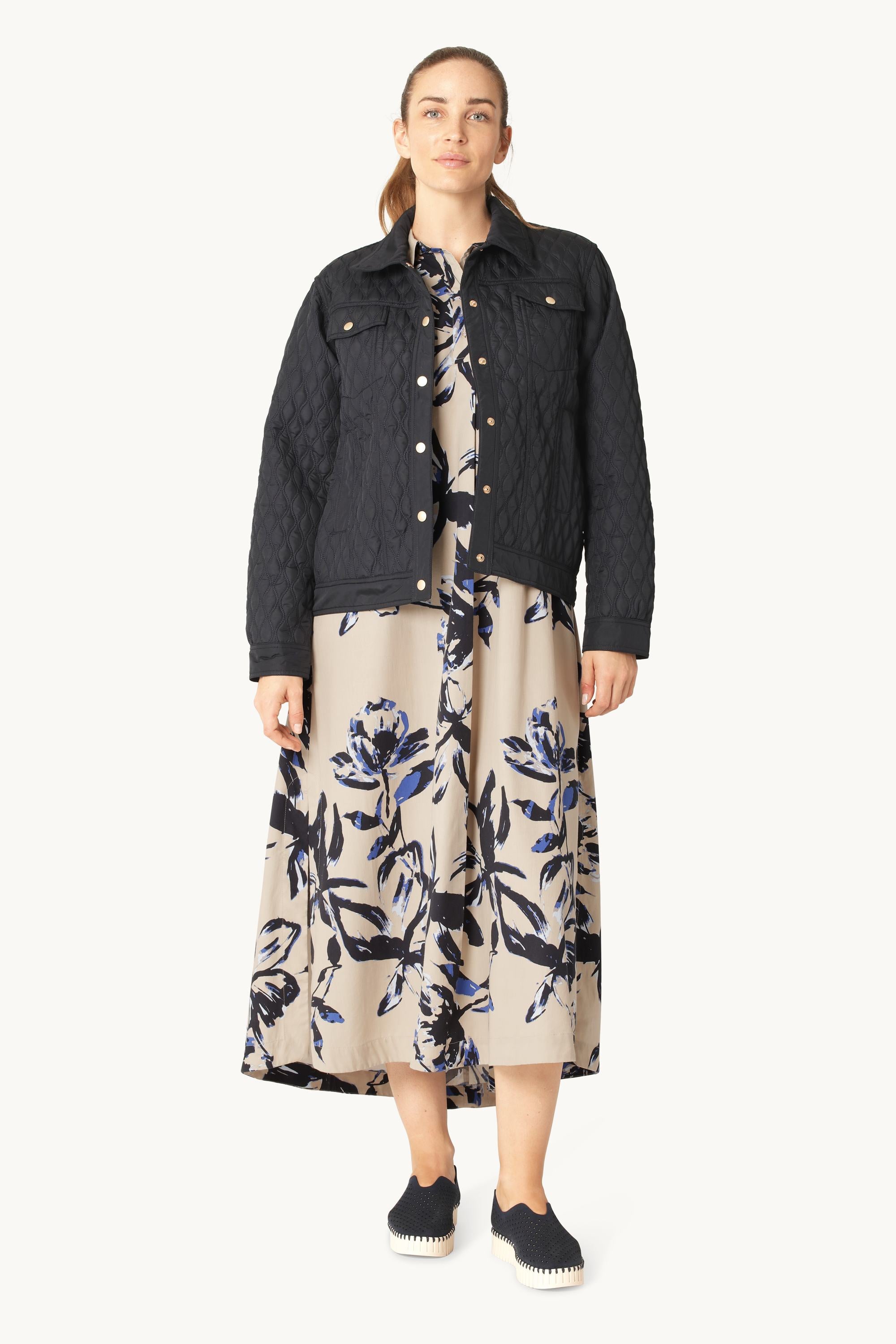 Quilt Jakke - Dark Indigo