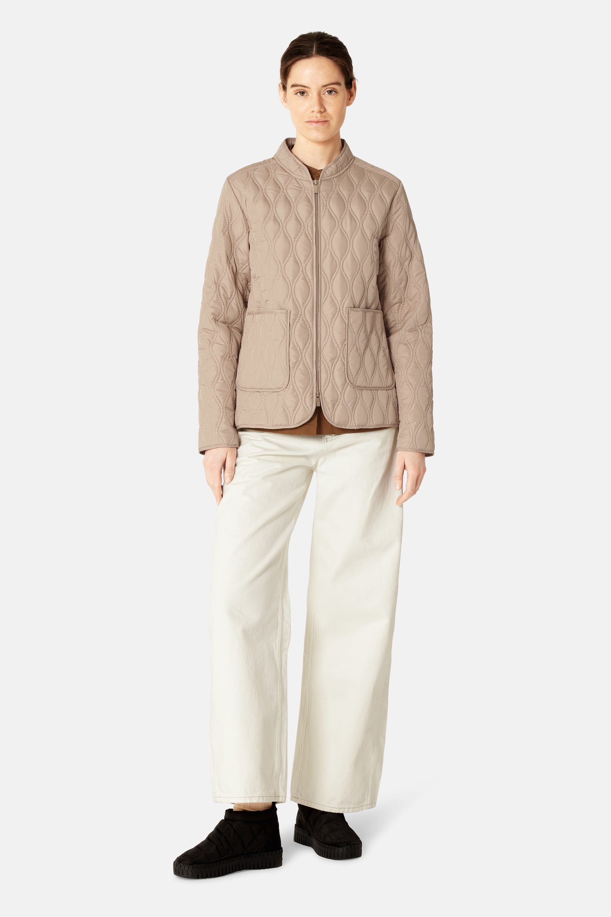 Short Quilt Jacket - Wheat