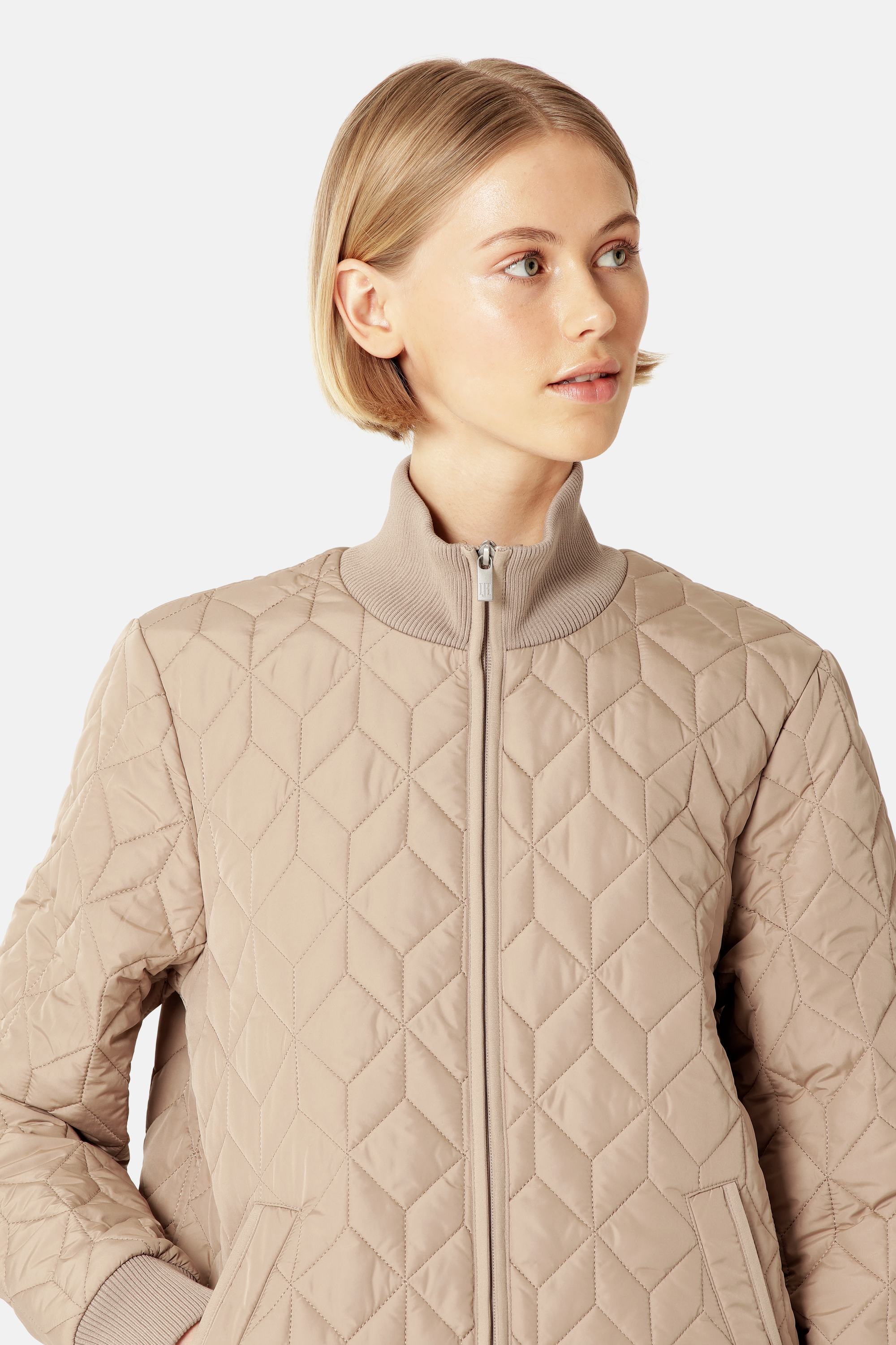 Lang Quiltet Jakke - Wheat