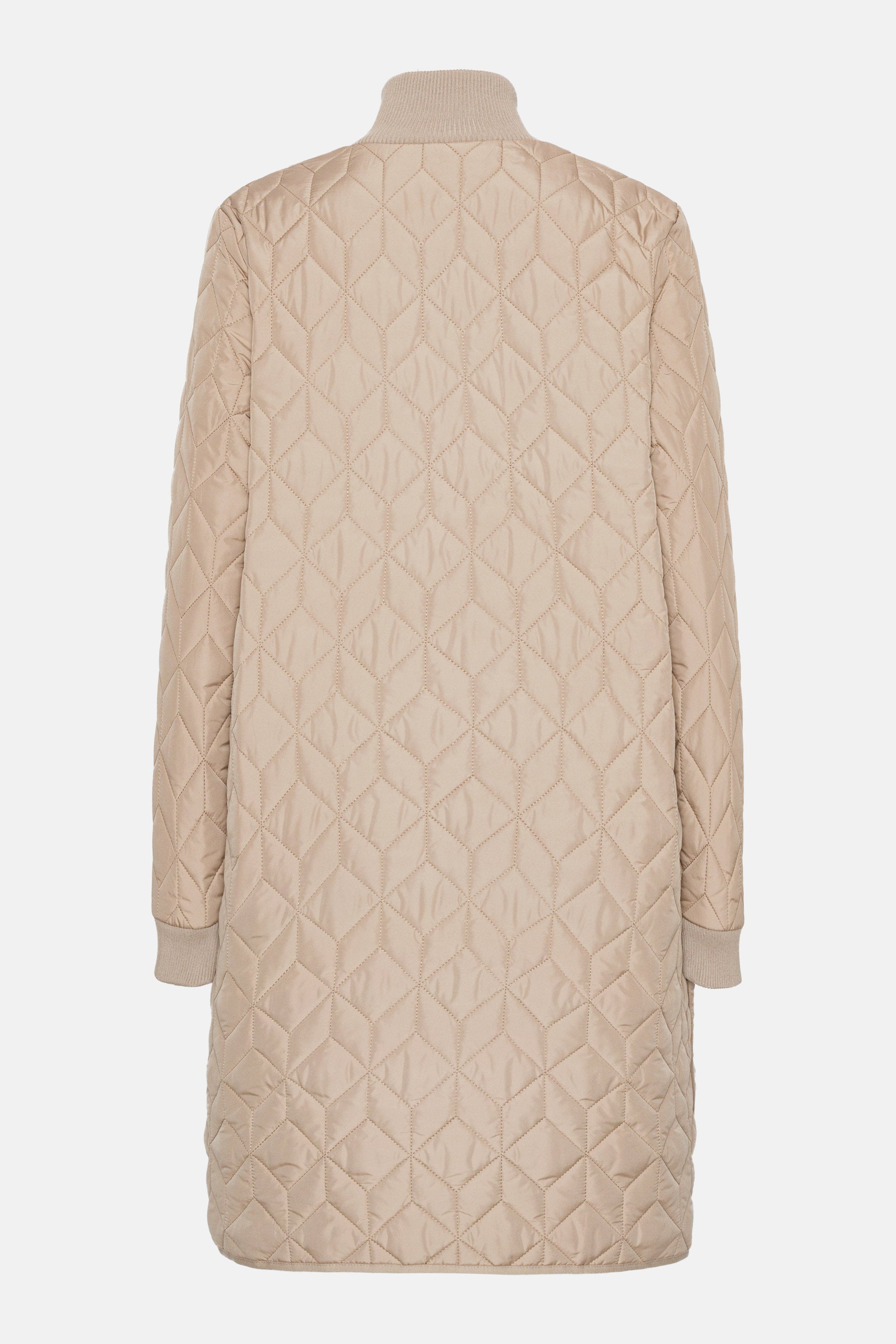 Lang Quiltet Jakke - Wheat