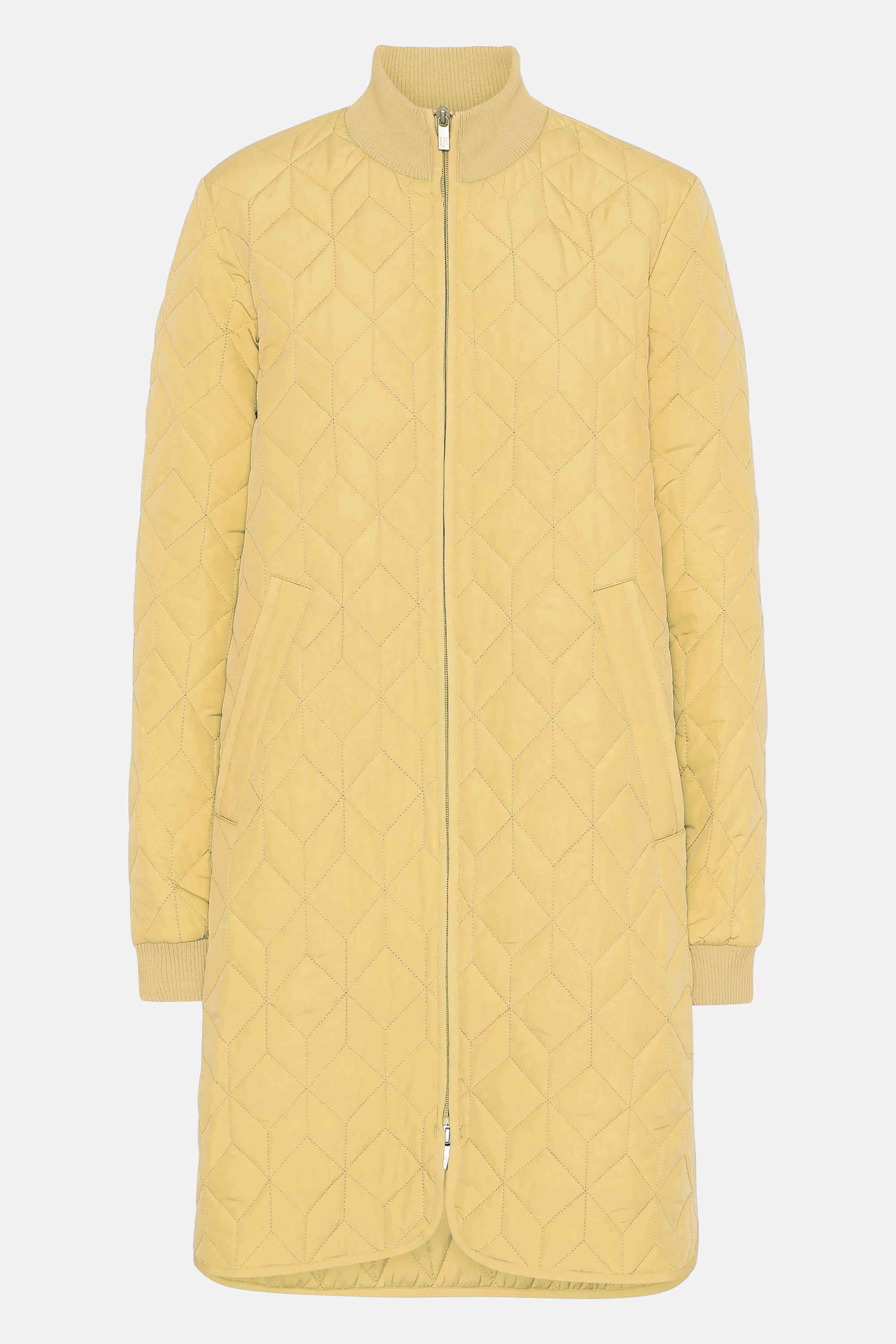 Lang Quiltet Jakke - Marigold