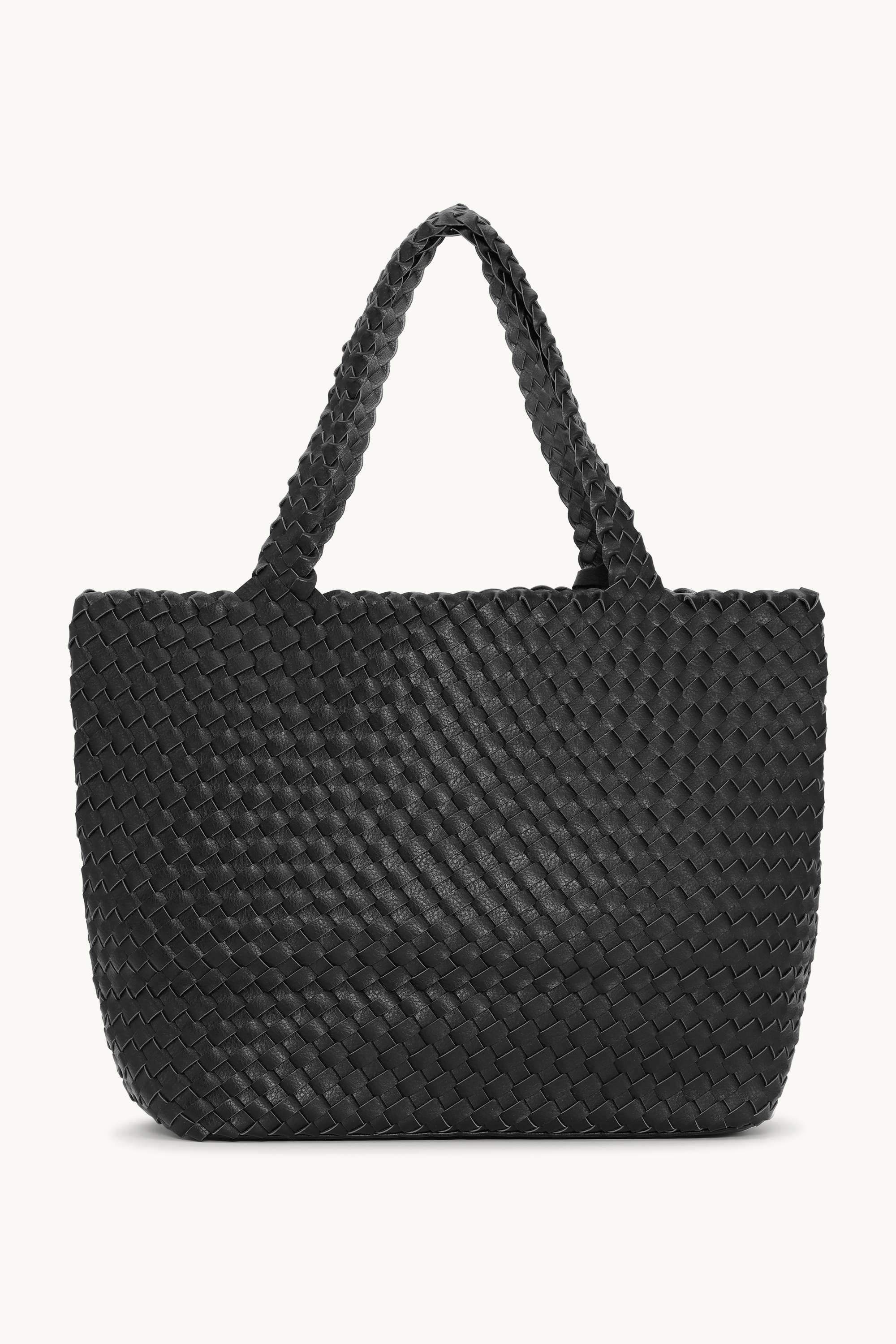 Tote Bag Flettet - Black Gun metal