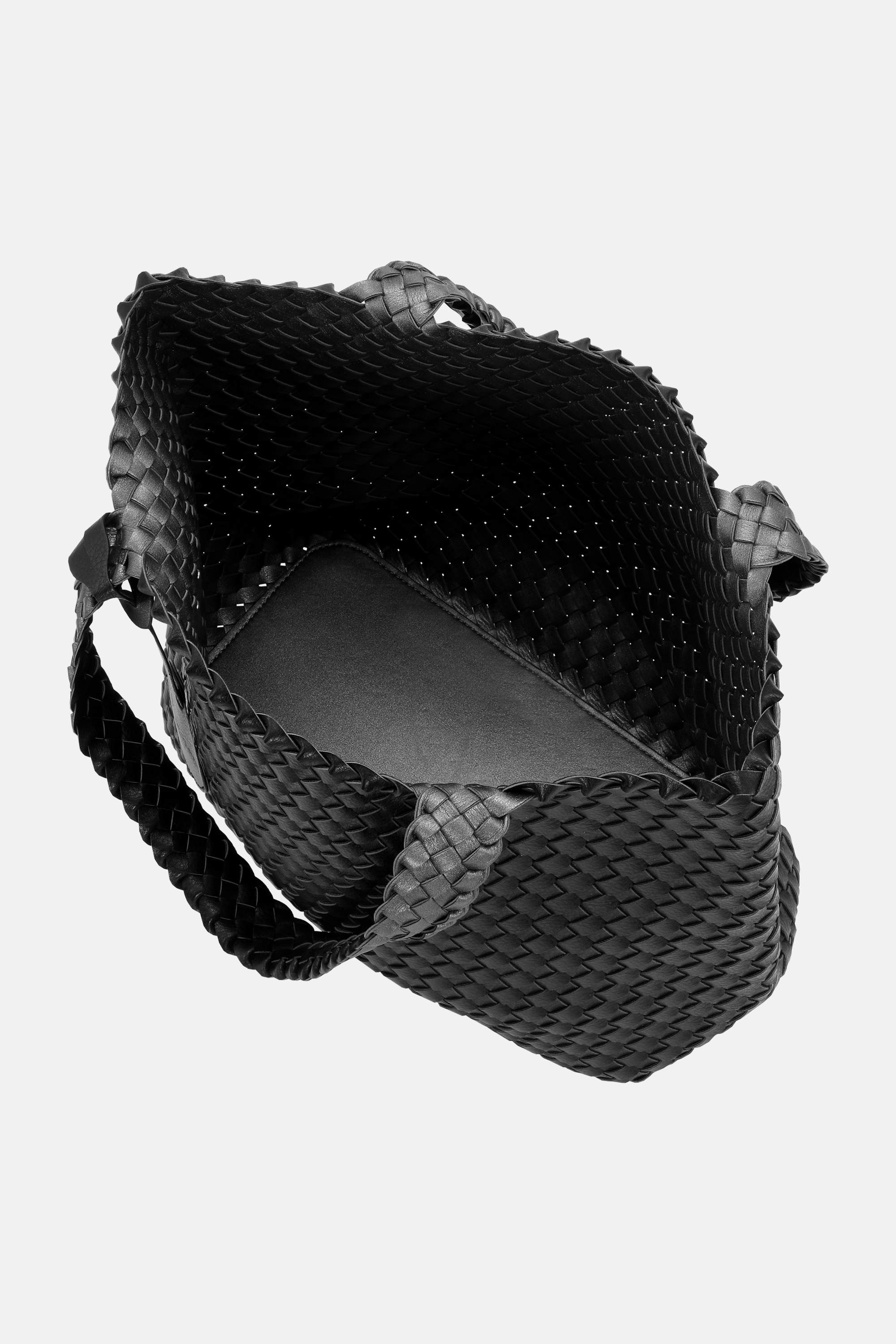 Tote Bag Flettet - Black Gun metal