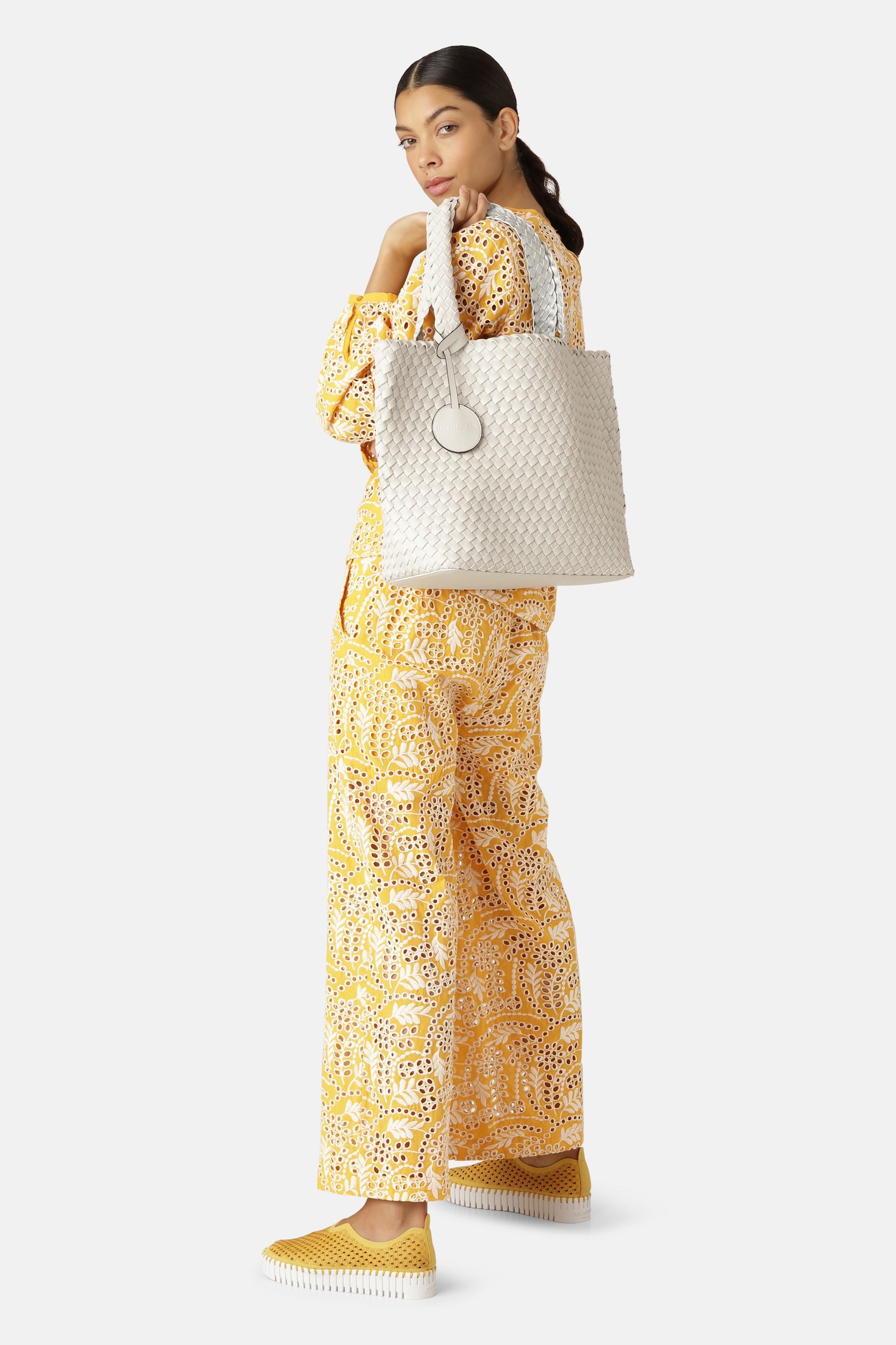 Tote Bag Flettet - Moonstruck Silver