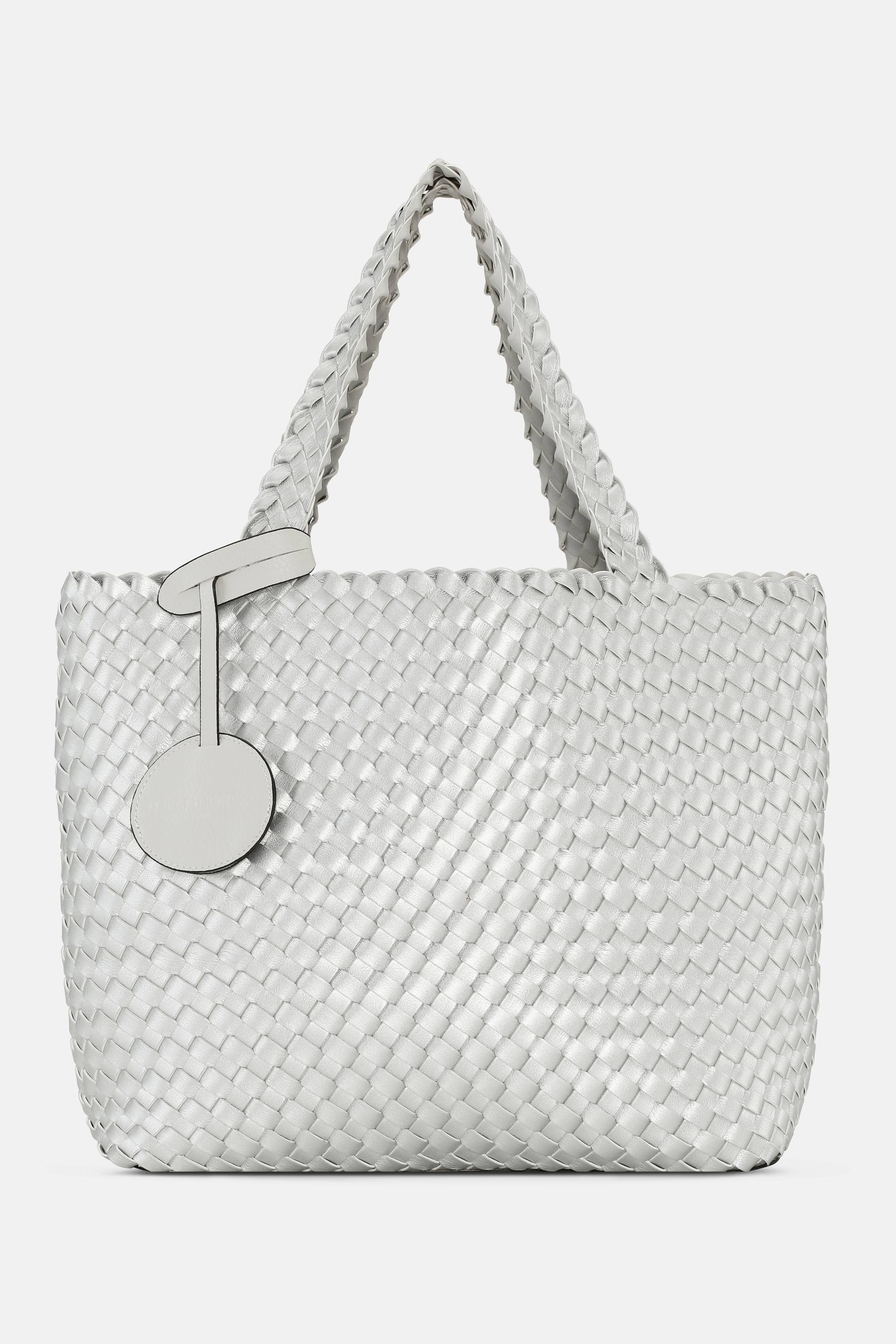 Tote Bag Flettet - Moonstruck Silver