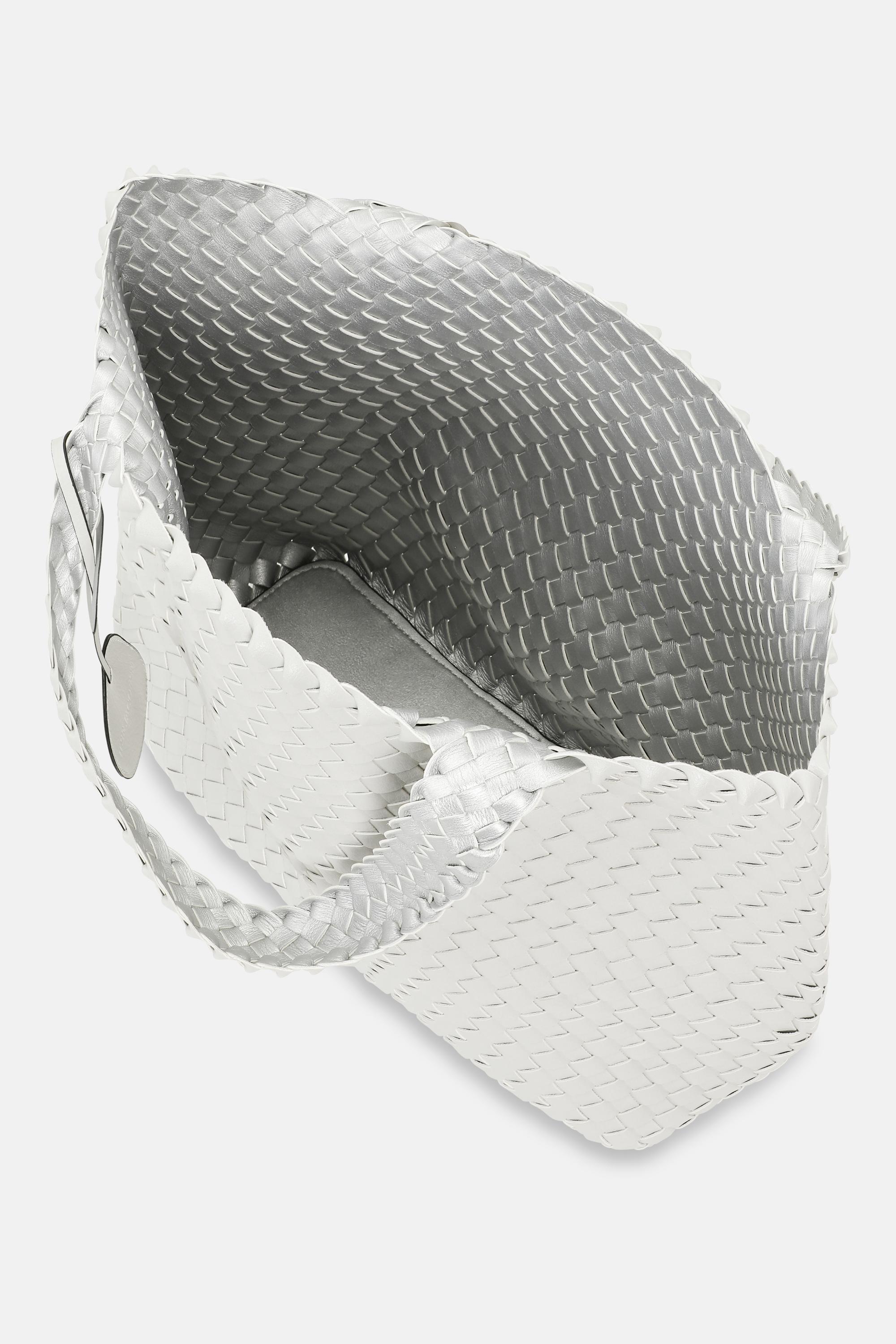 Tote Bag Flettet - Moonstruck Silver