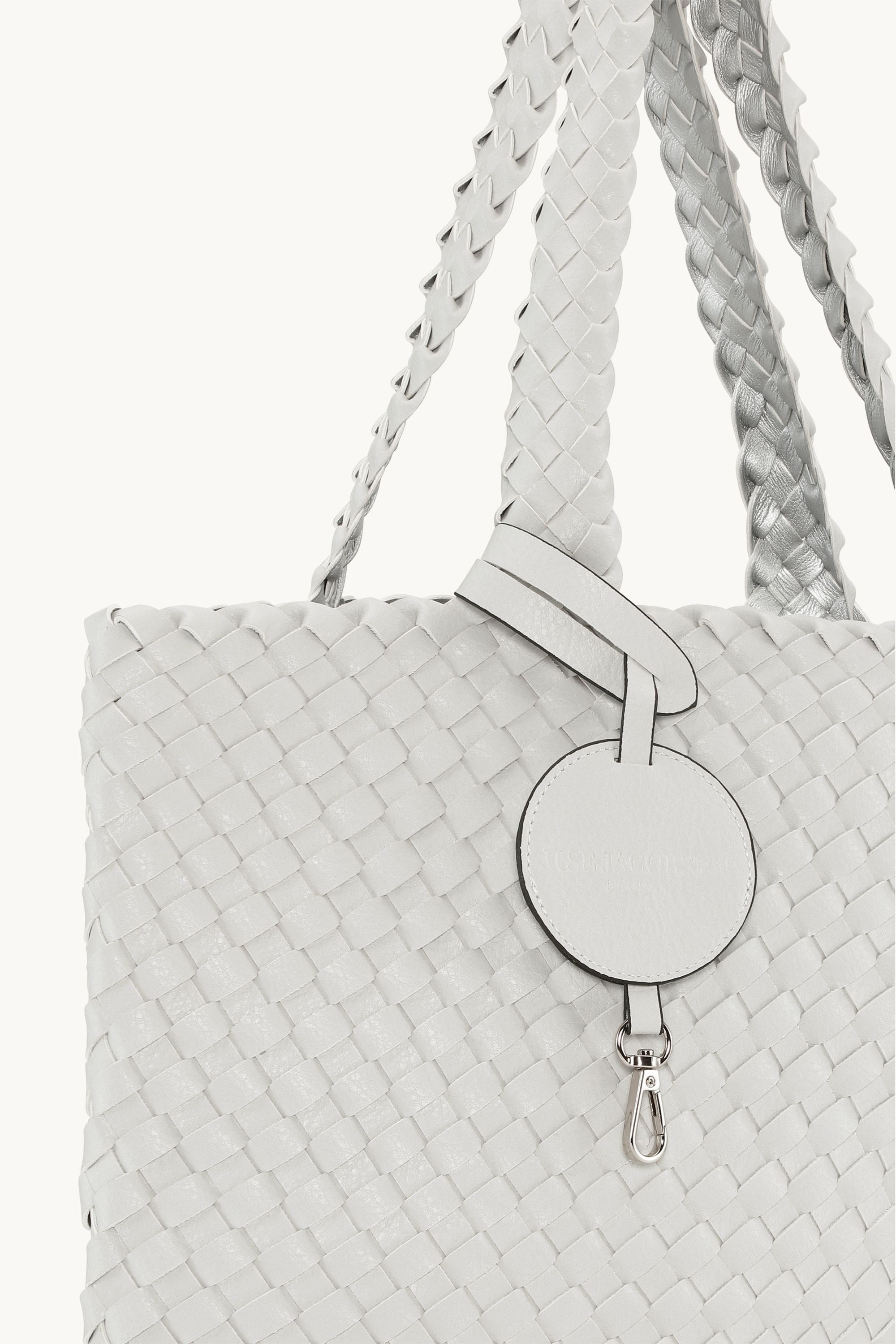 Tote Bag Flettet - Moonstruck Silver