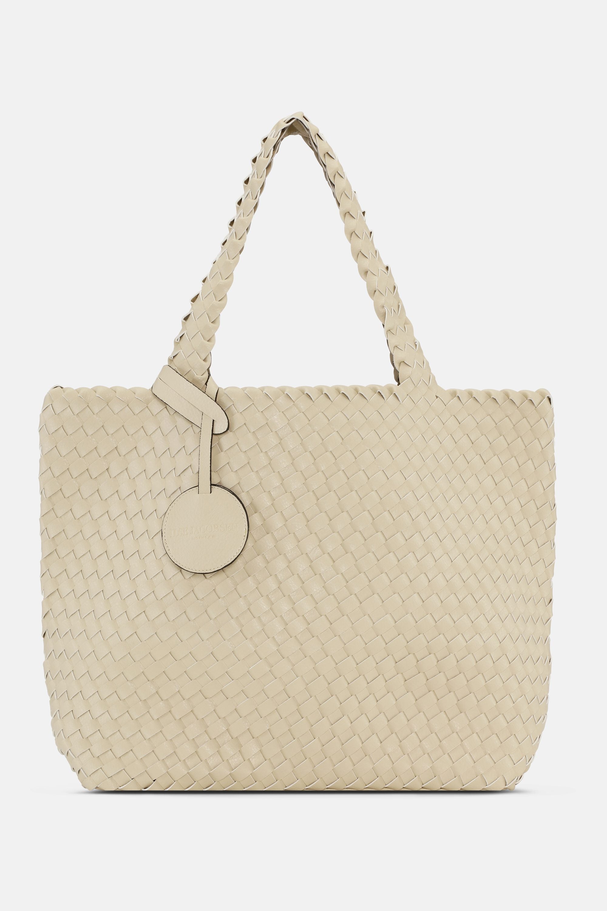 Tote Bag Flettet - Ivory Platin