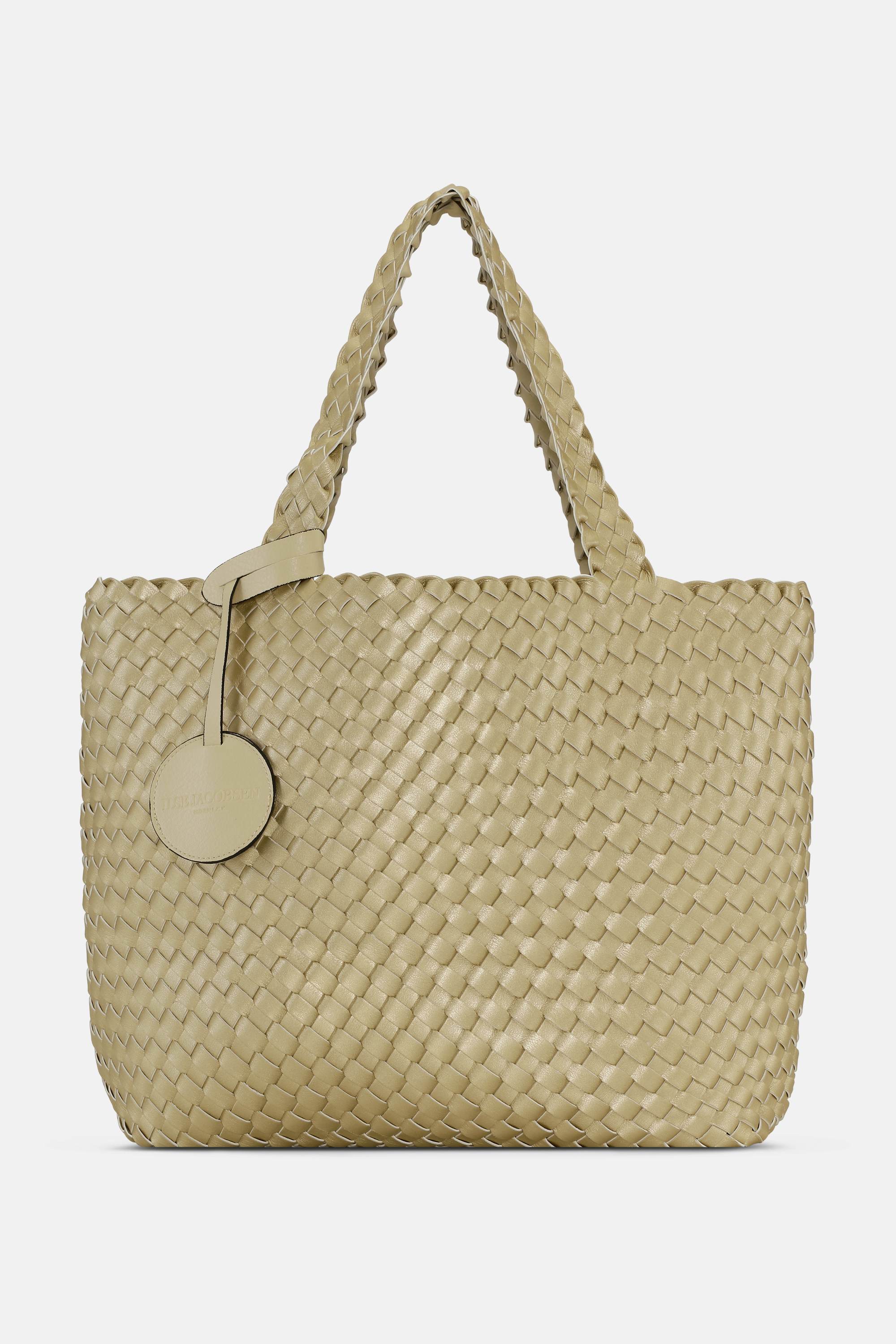 Tote Bag Flettet - Ivory Platin