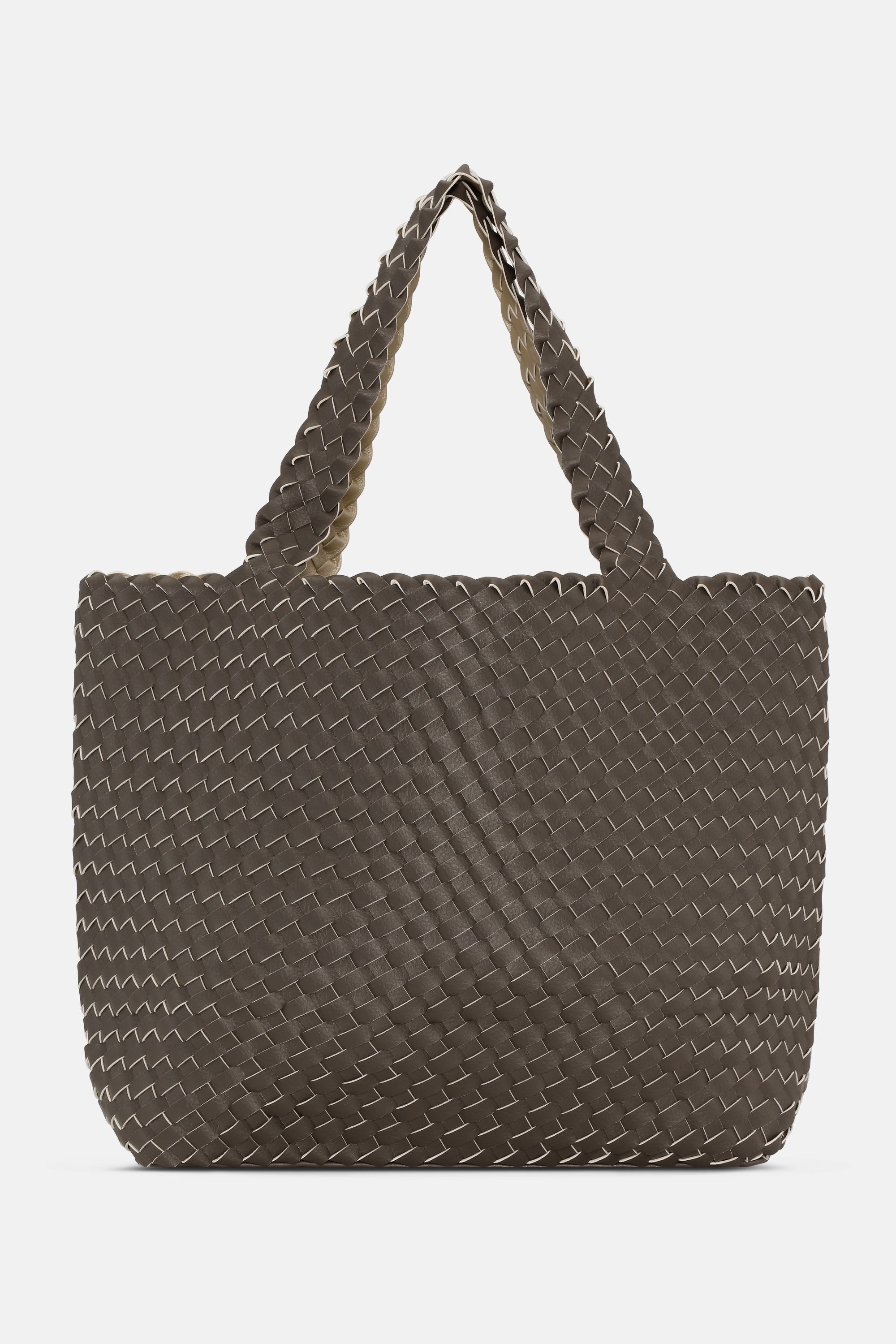 Tote Bag Flettet - Java Platin