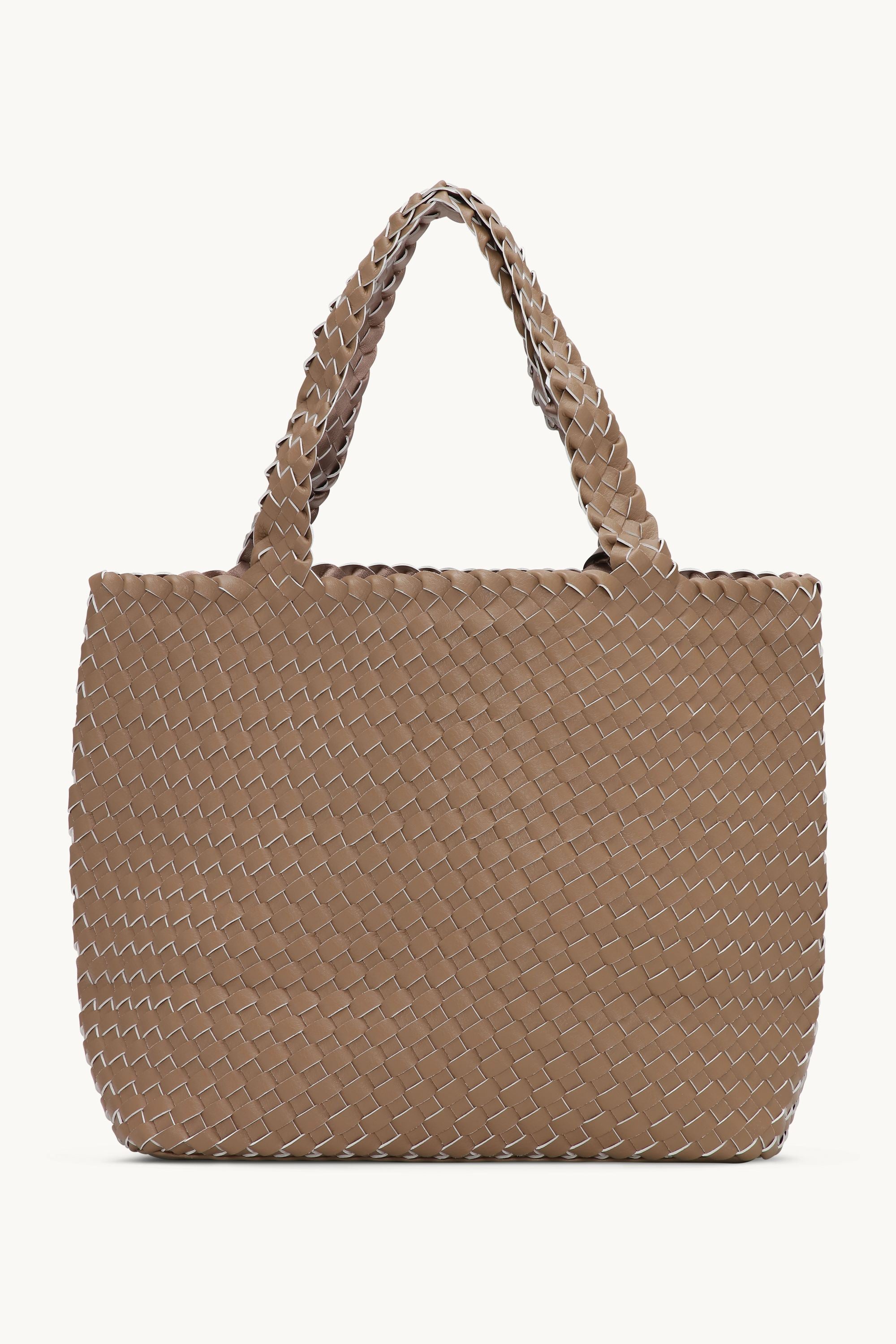 Tote Bag Flettet - Mocca Metallic Mocca