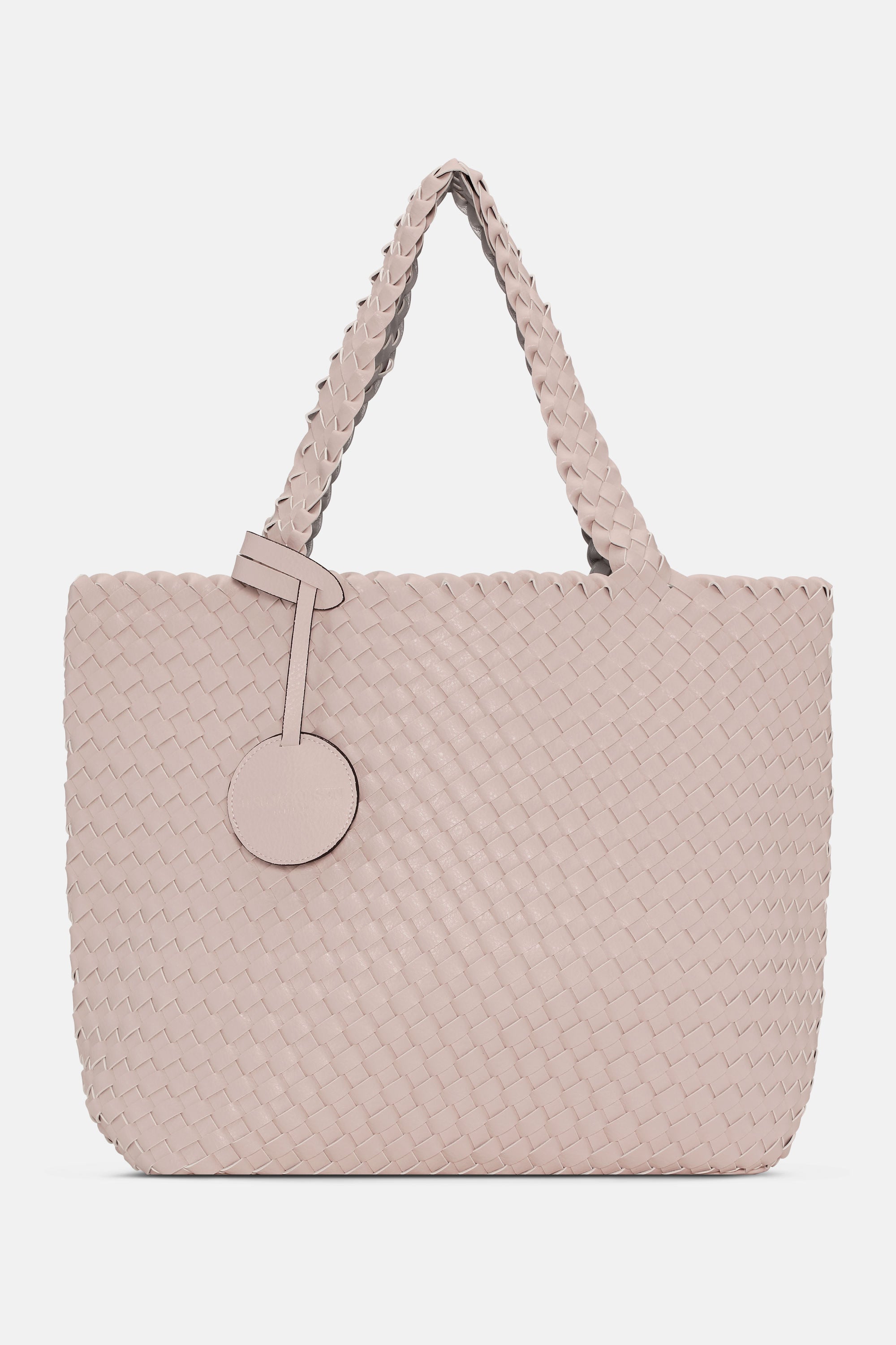 Tote Bag Flettet - Rose Silver