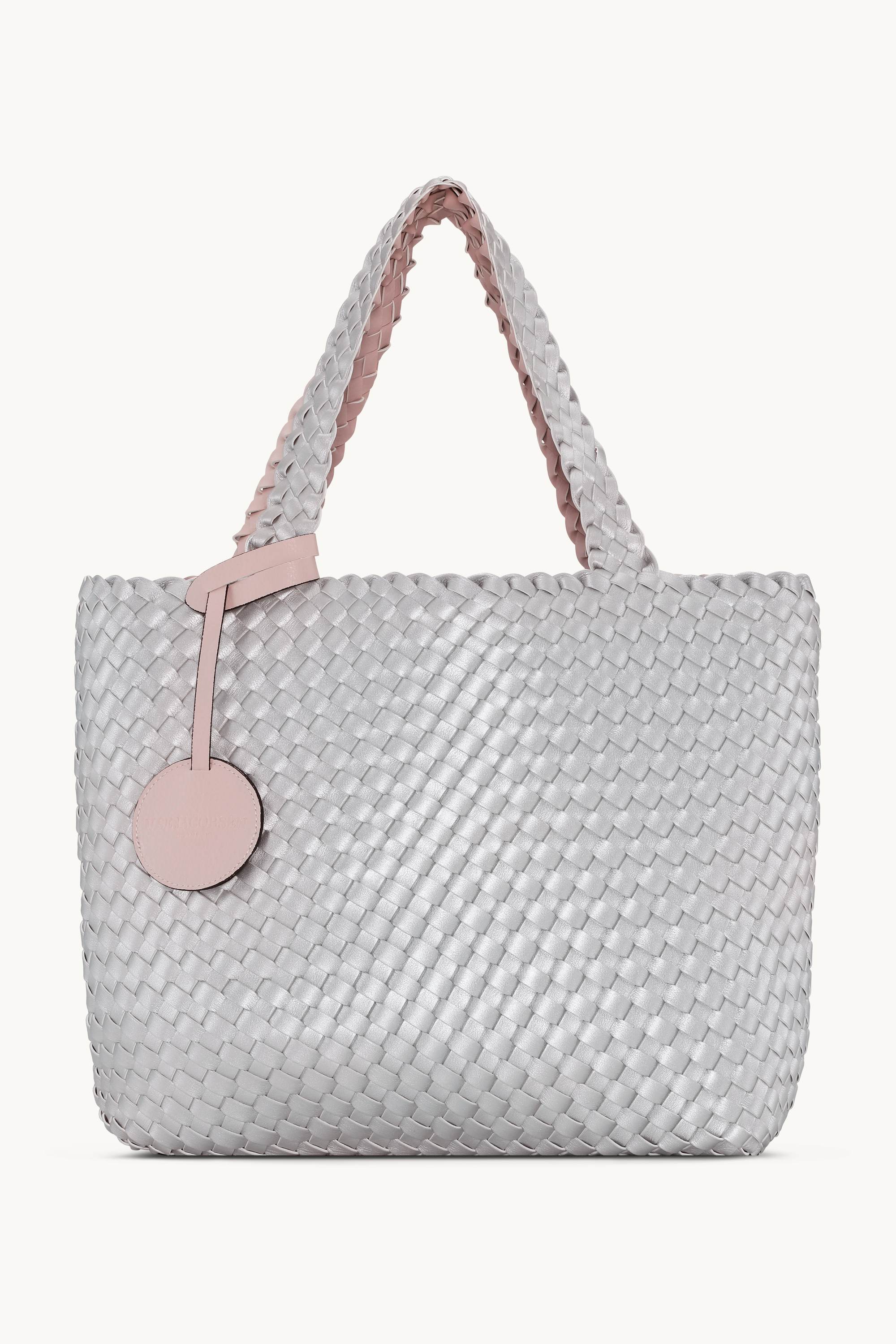 Tote Bag Flettet - Rose Silver