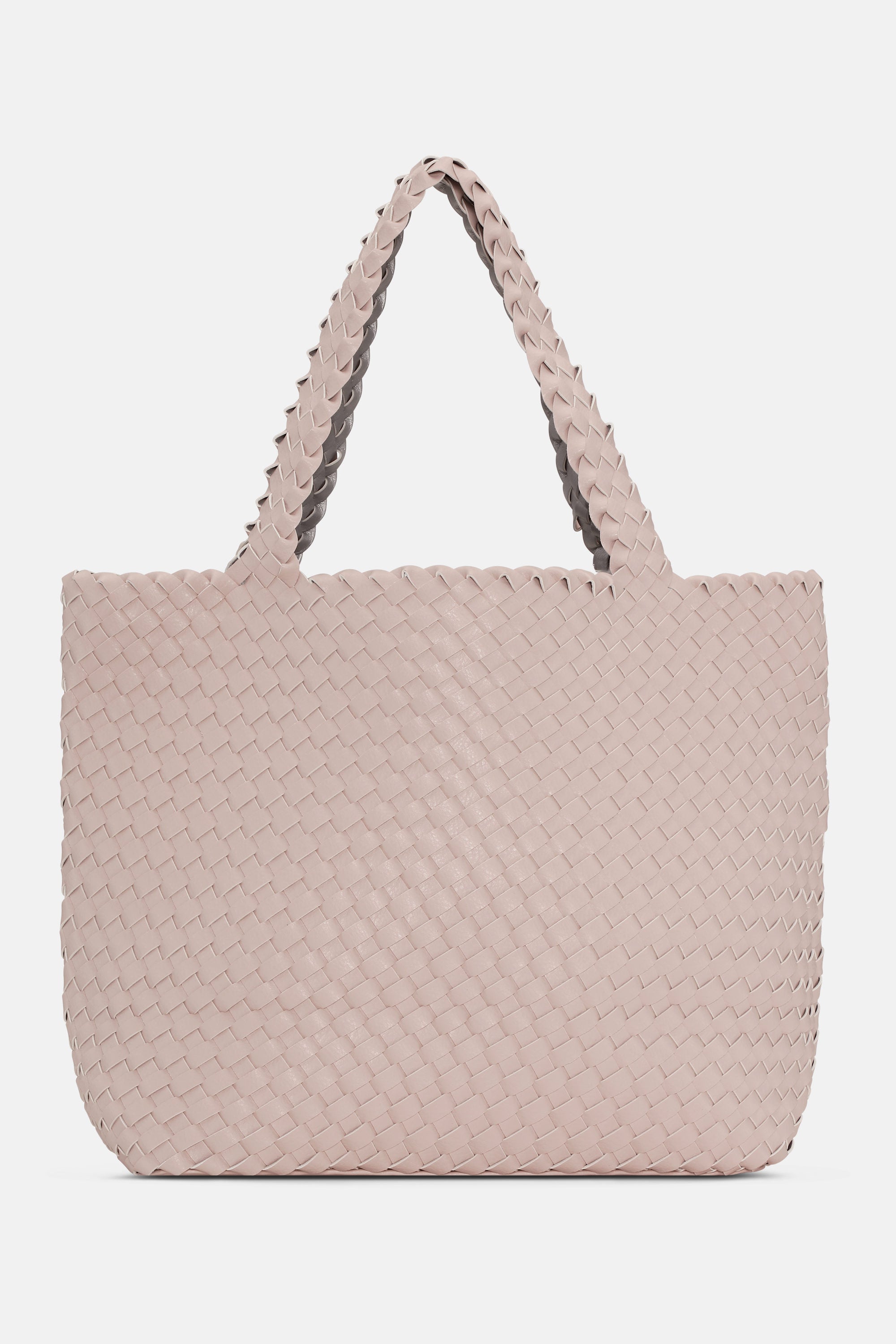 Tote Bag Flettet - Rose Silver