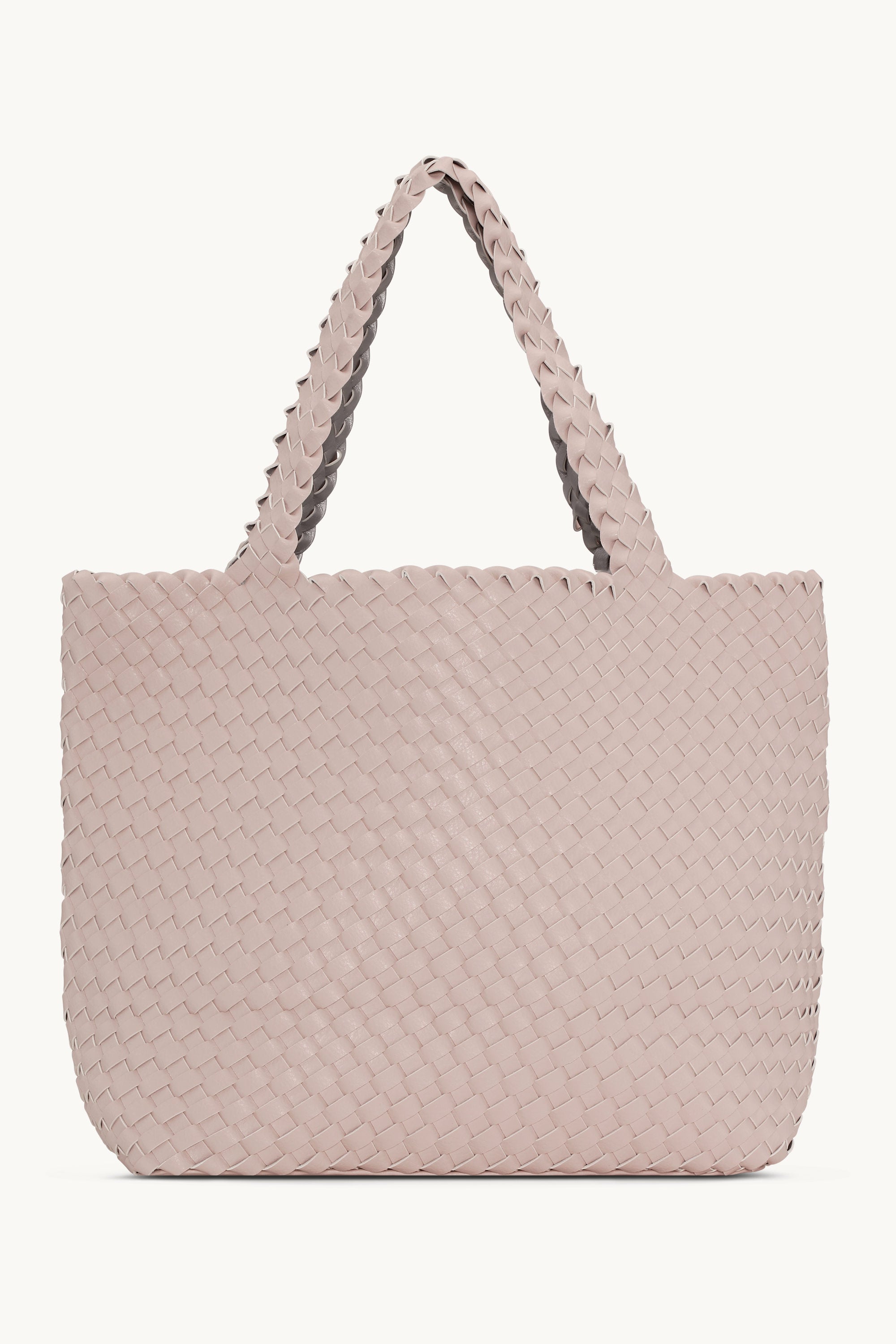 Tote Bag Flettet - Rose Silver