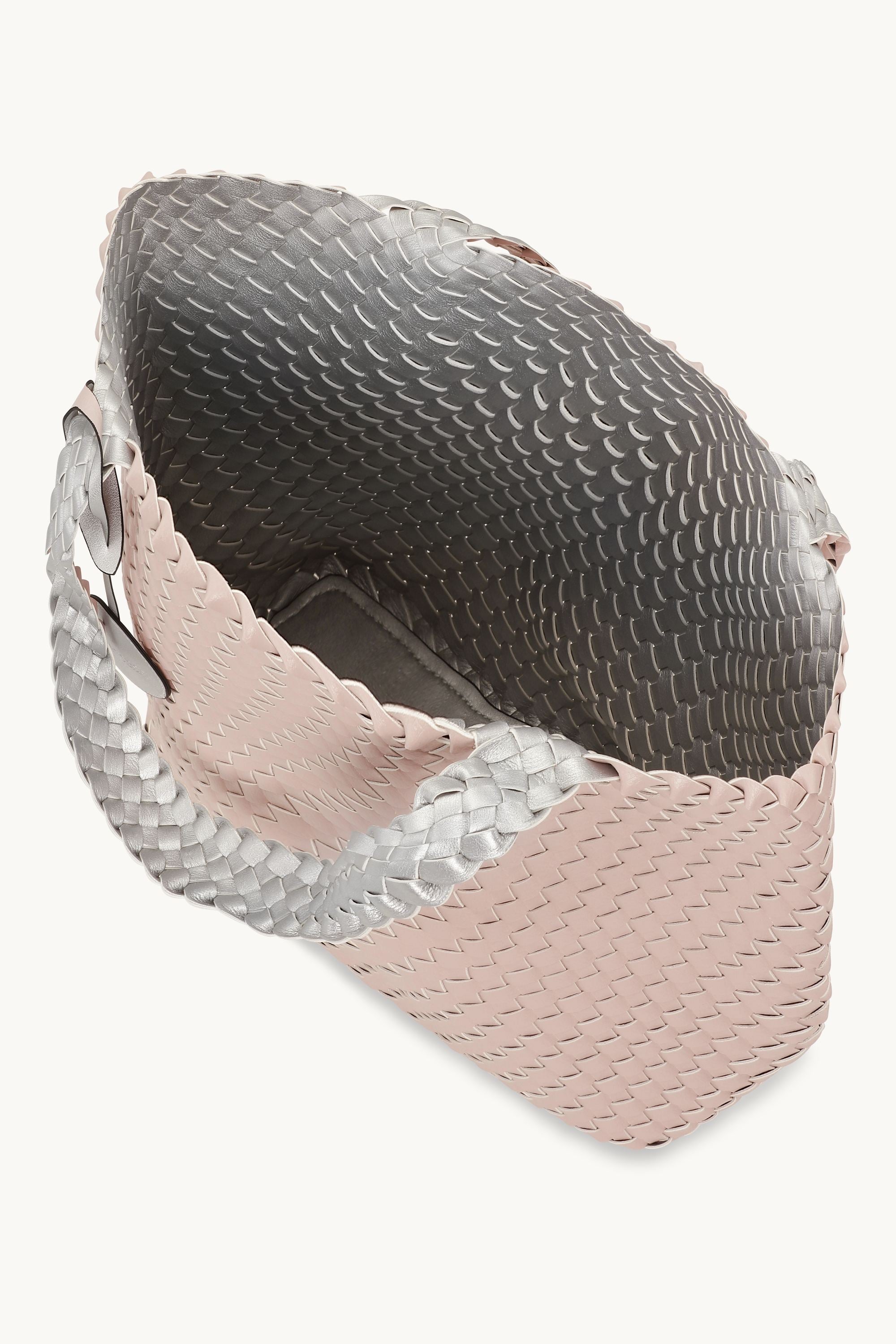 Tote Bag Flettet - Rose Silver