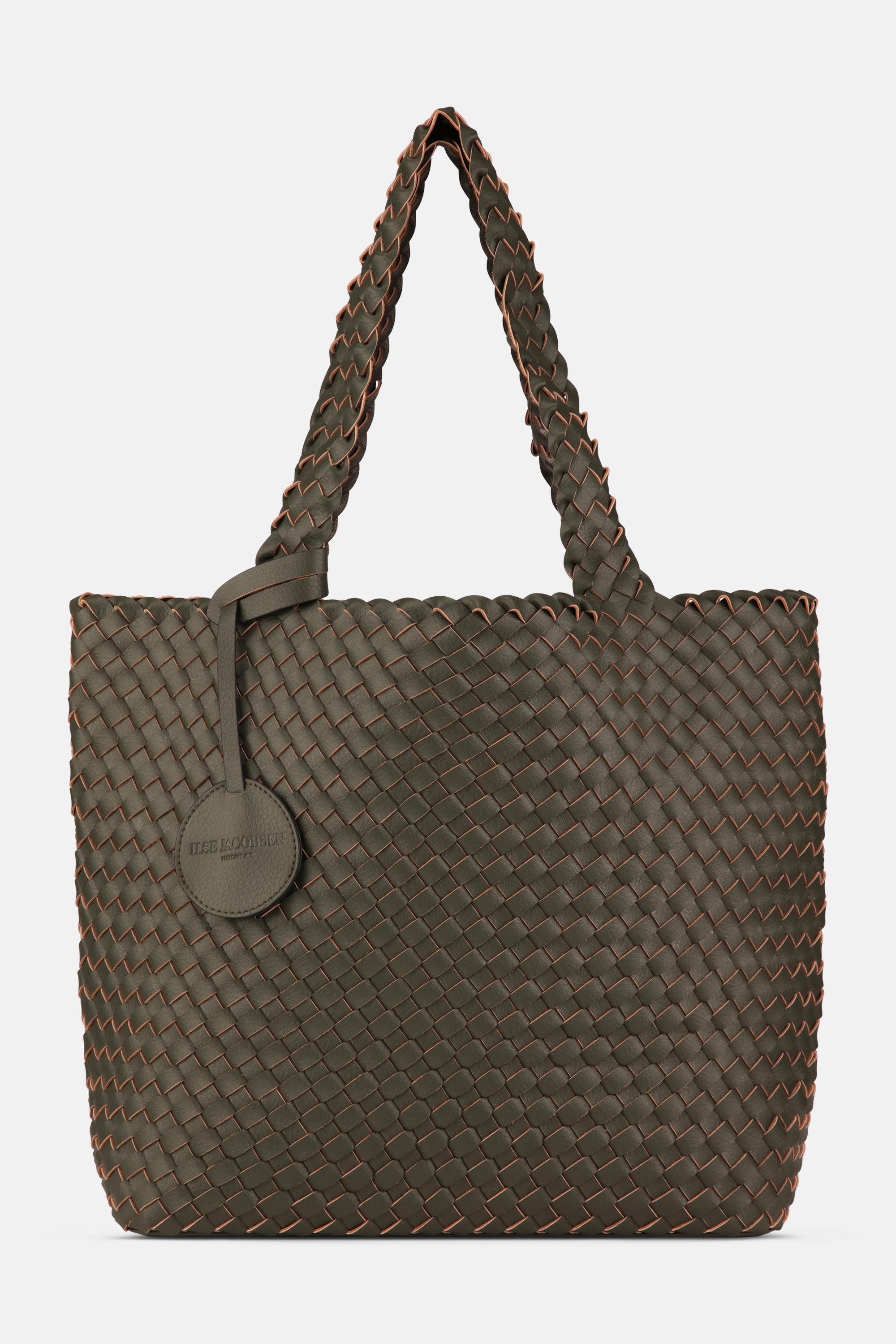 Tote Bag Flettet - Army Gun Metal
