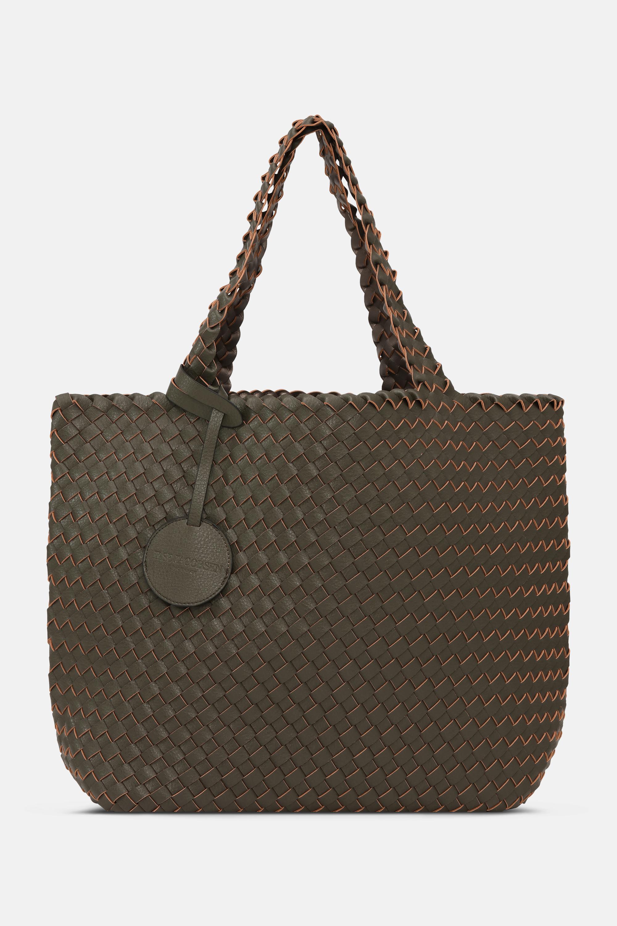 Tote Bag Flettet - Army Gun Metal