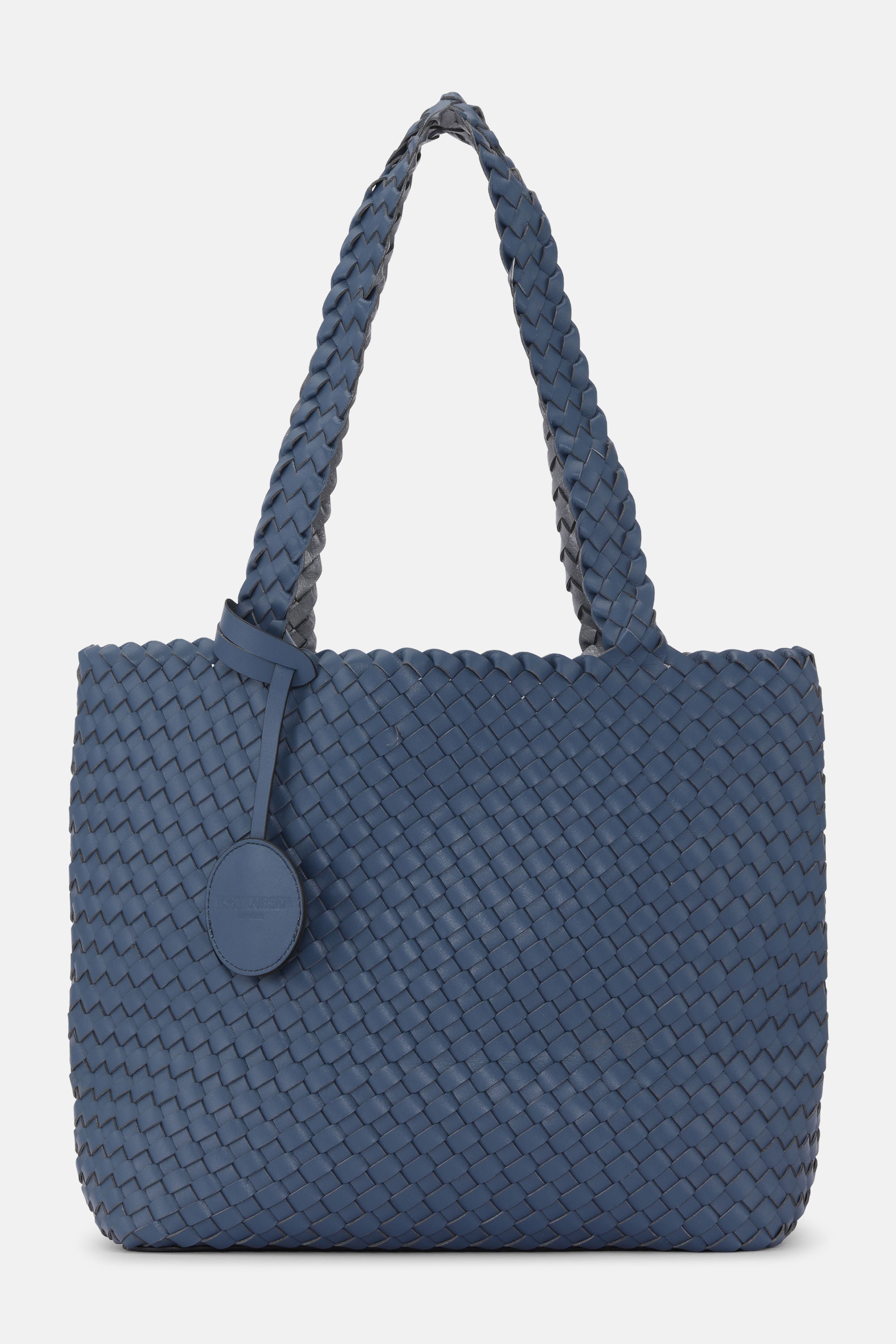 Tote Bag Flettet - Orion Blue Antique Silver