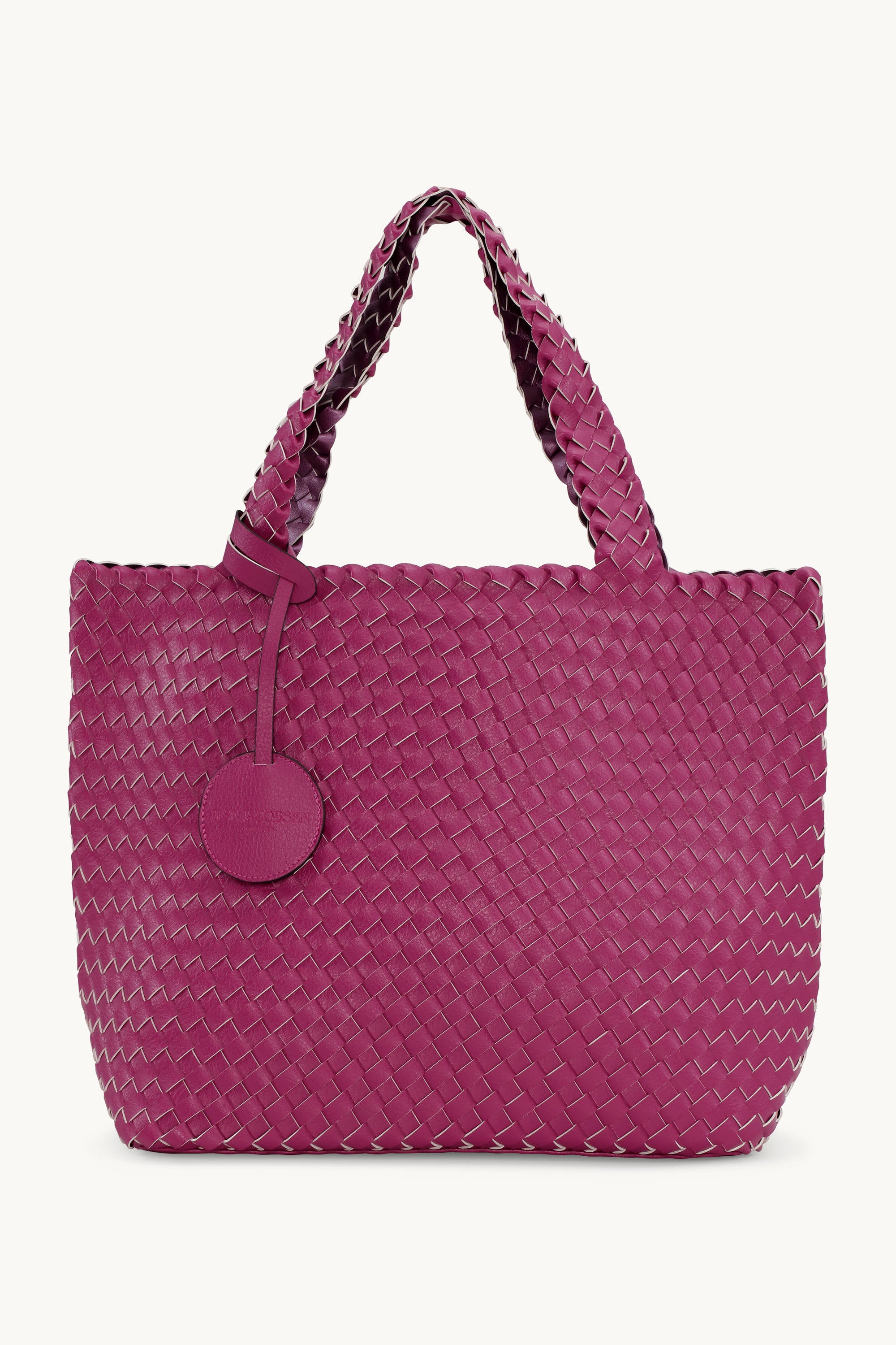 Tote Bag Flettet - Magenta Haze Magenta Haze Metallic