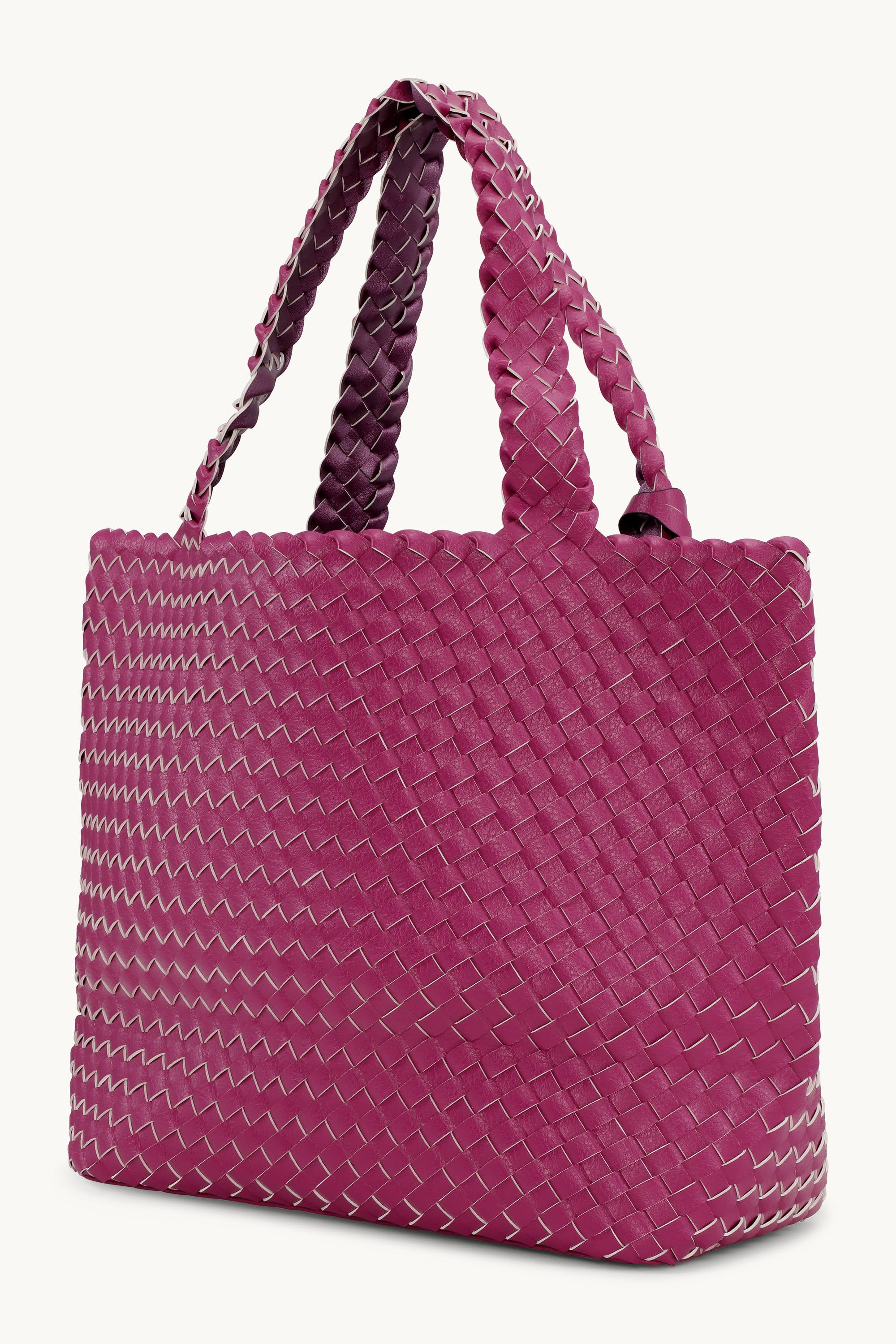 Tote Bag Flettet - Magenta Haze Magenta Haze Metallic