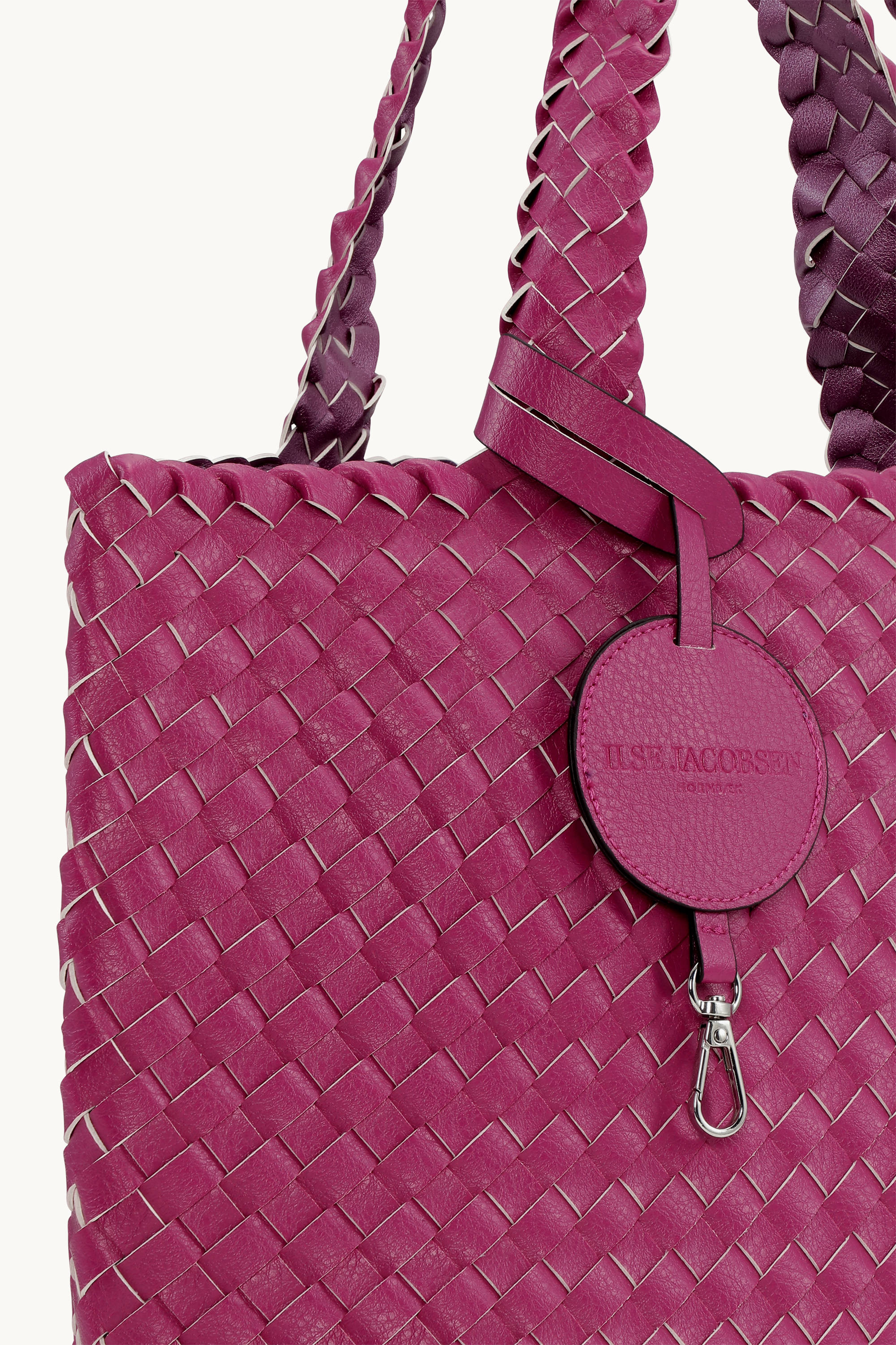 Tote Bag Flettet - Magenta Haze Magenta Haze Metallic