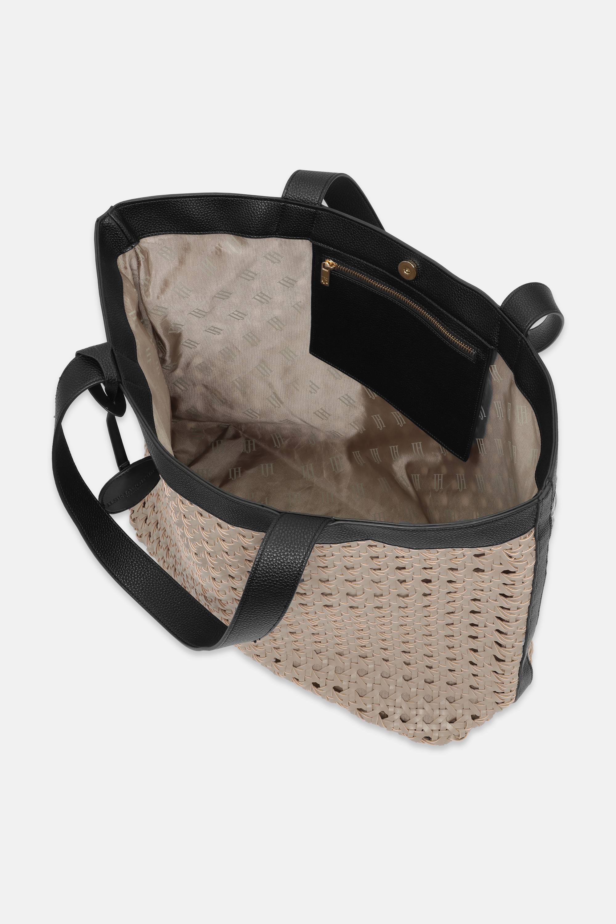 Stor Strandtaske - Sand Pile Black