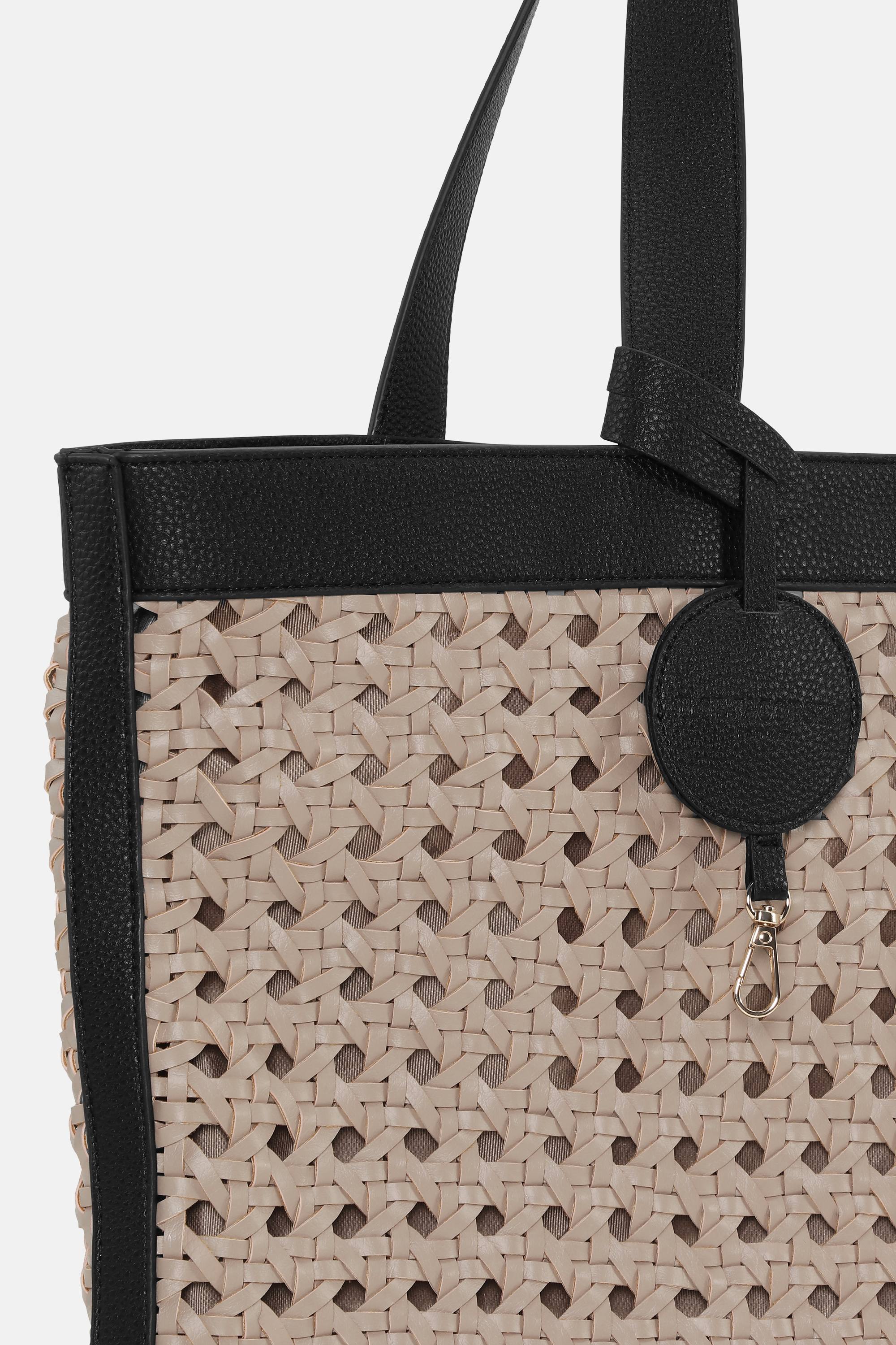 Stor Strandtaske - Sand Pile Black