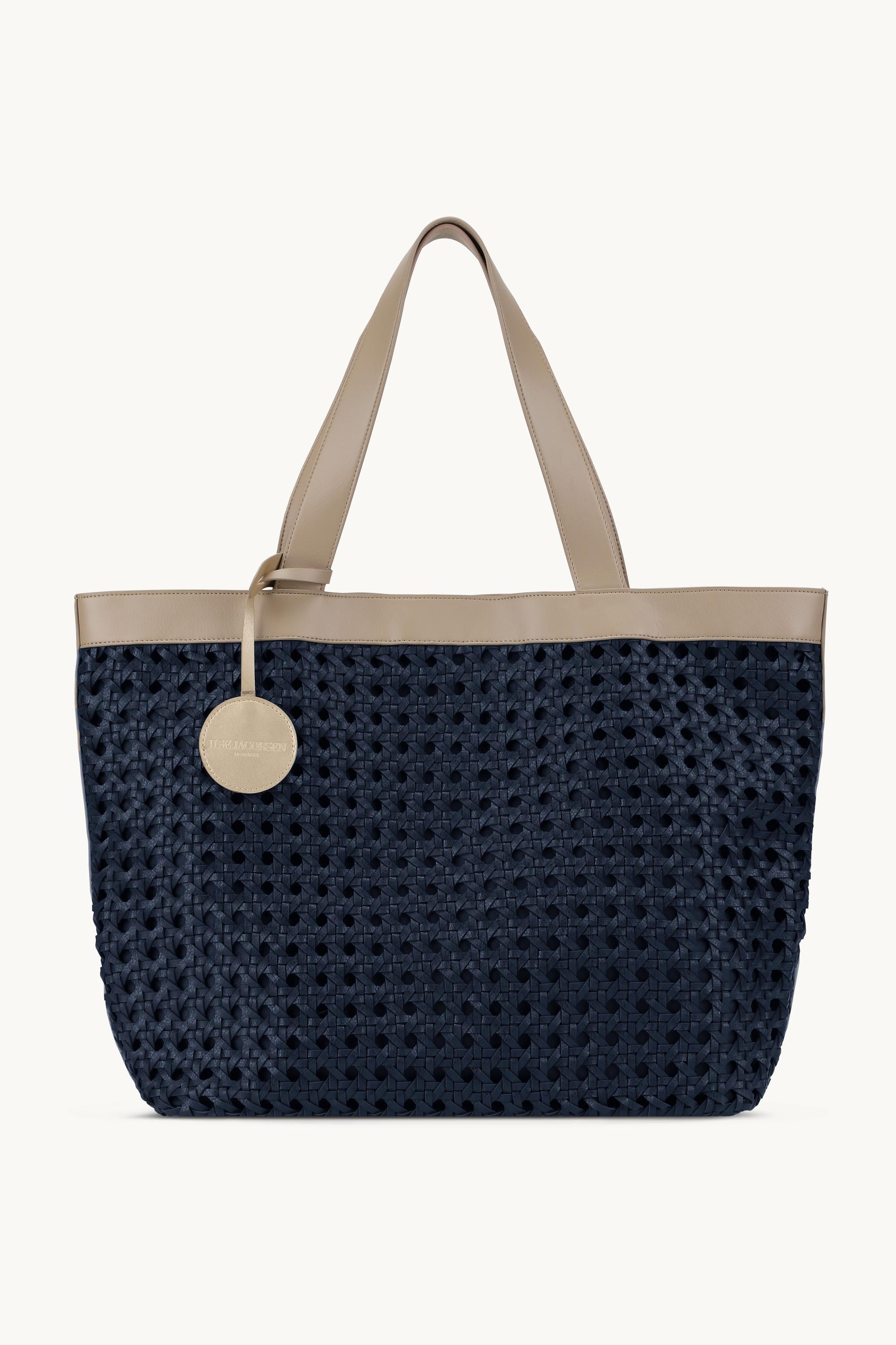 Stor Strandtaske - Dark Indigo Sand Pile