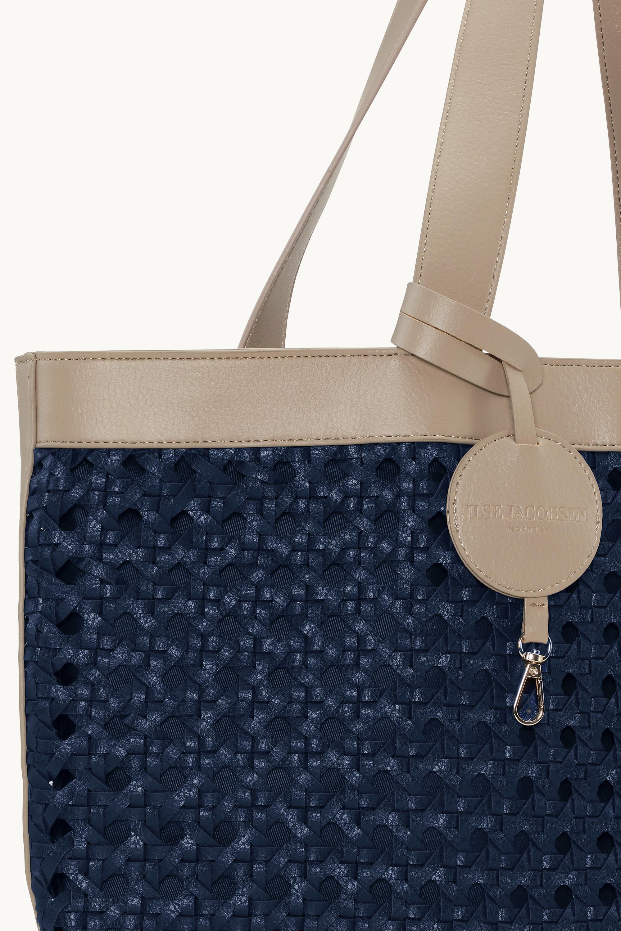 Stor Strandtaske - Dark Indigo Sand Pile