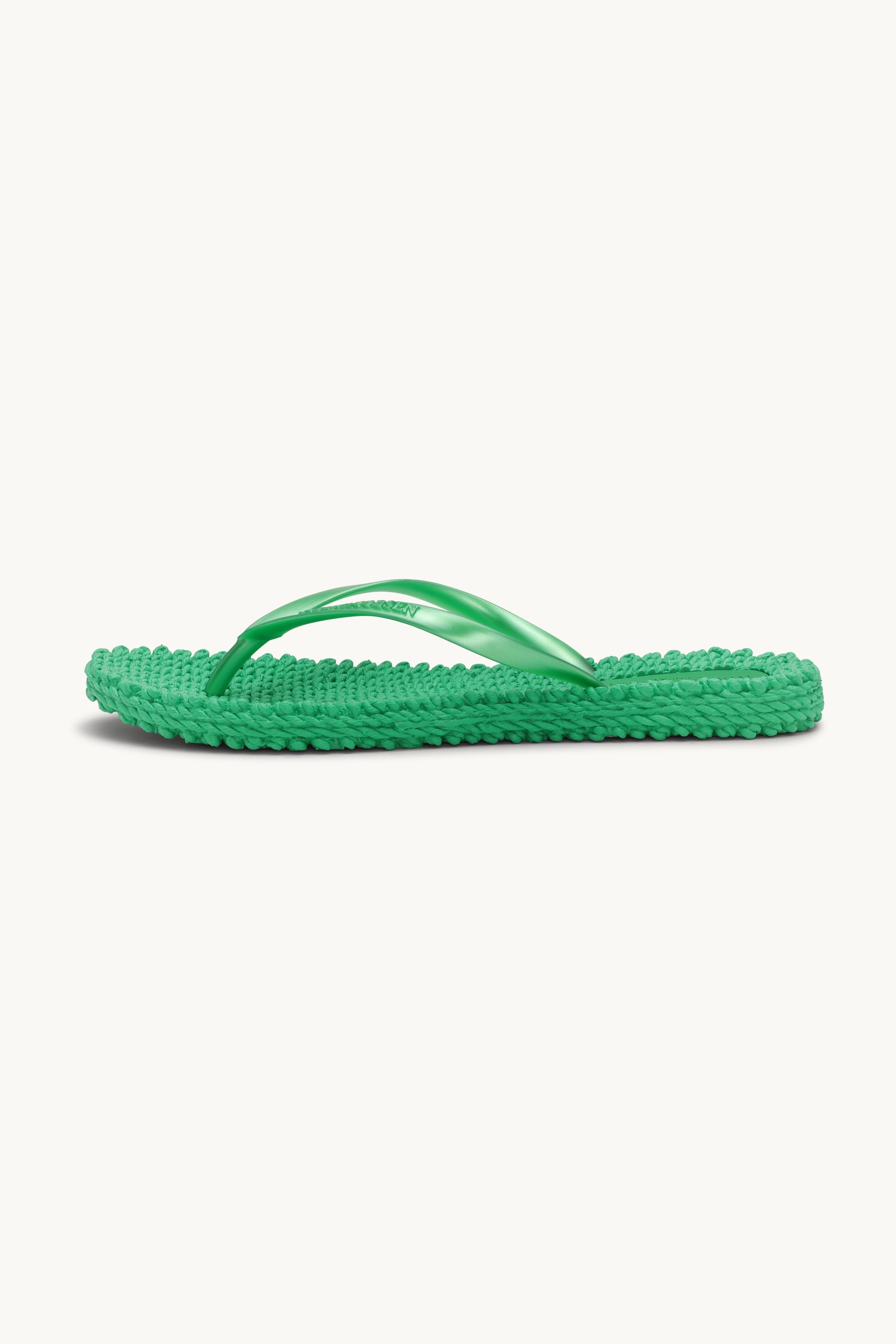 Flip Flops With Logo - Fern Green