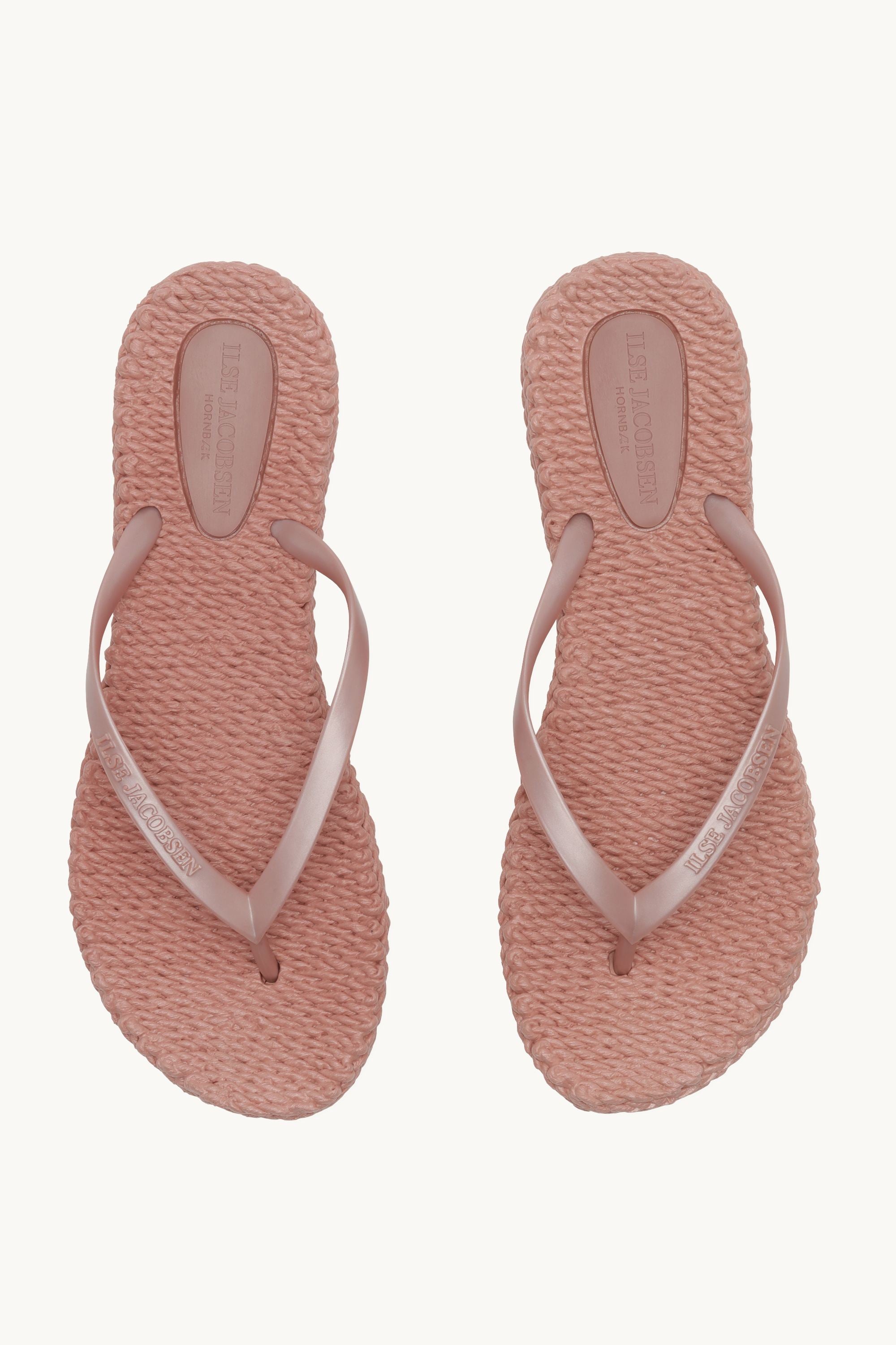 Flip Flops With Logo - Misty Rose