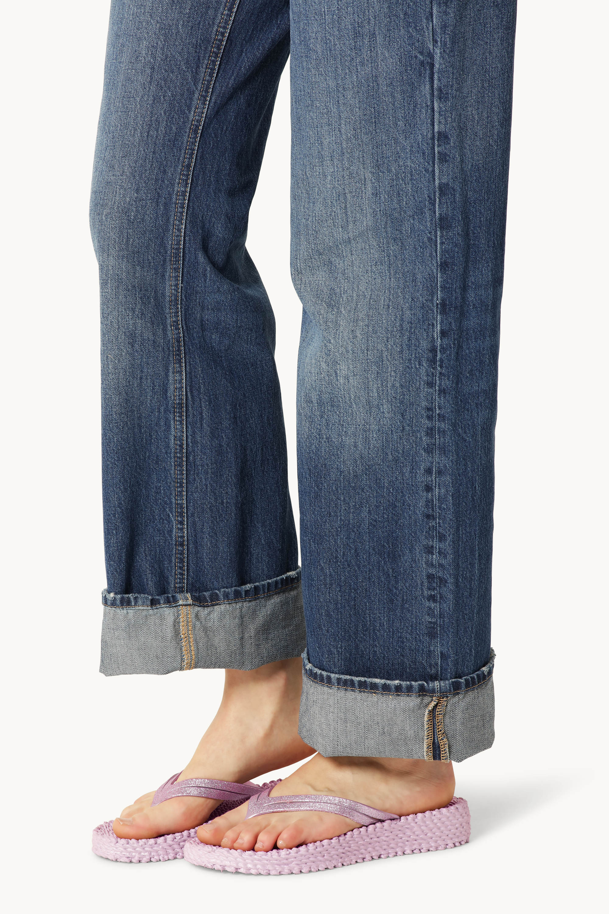 Platform Klipklapper Glitter - Mauve Shadows