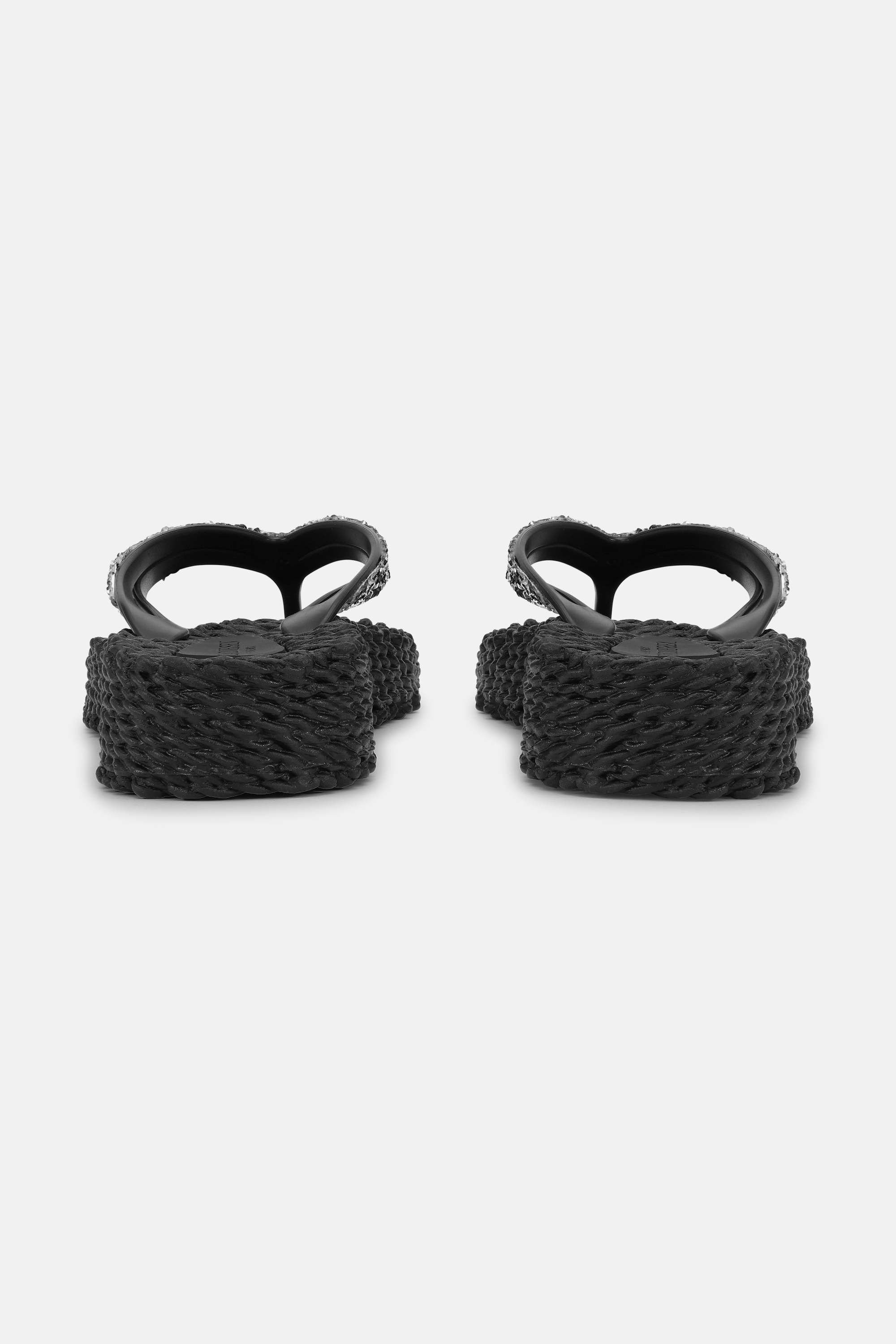 Platform Klipklapper Glimmersten - Black