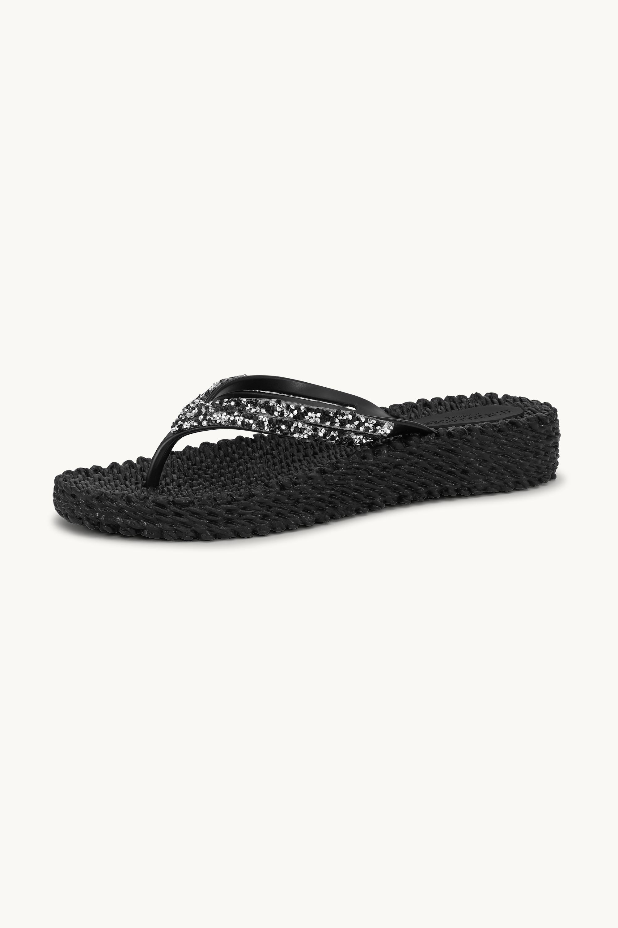 Platform Klipklapper Glimmersten - Black