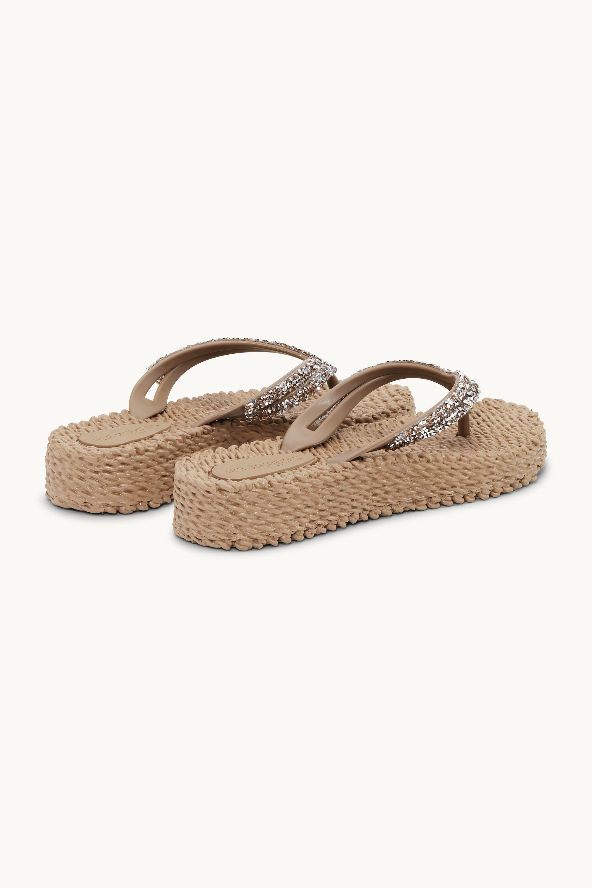 Platform Klipklapper Glimmersten - Mocca