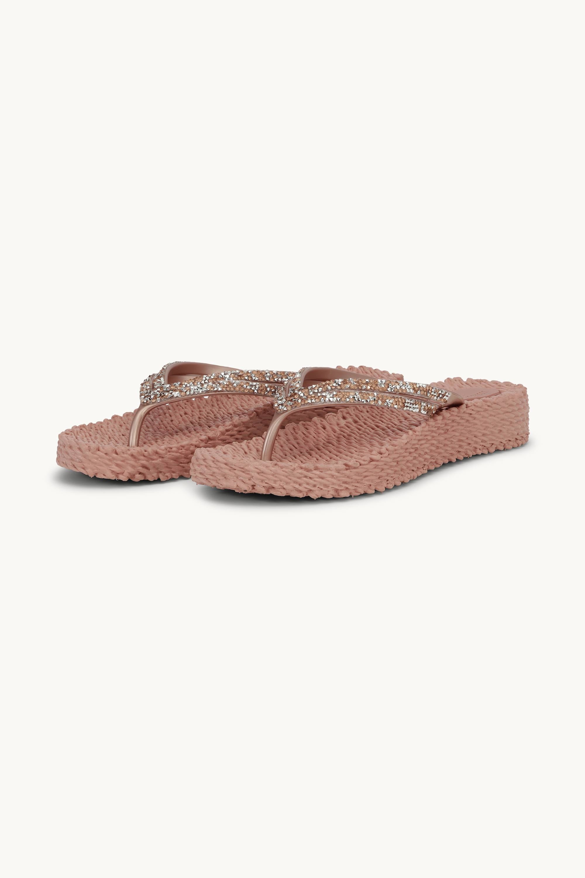 Platform Klipklapper Glimmersten - Misty Rose
