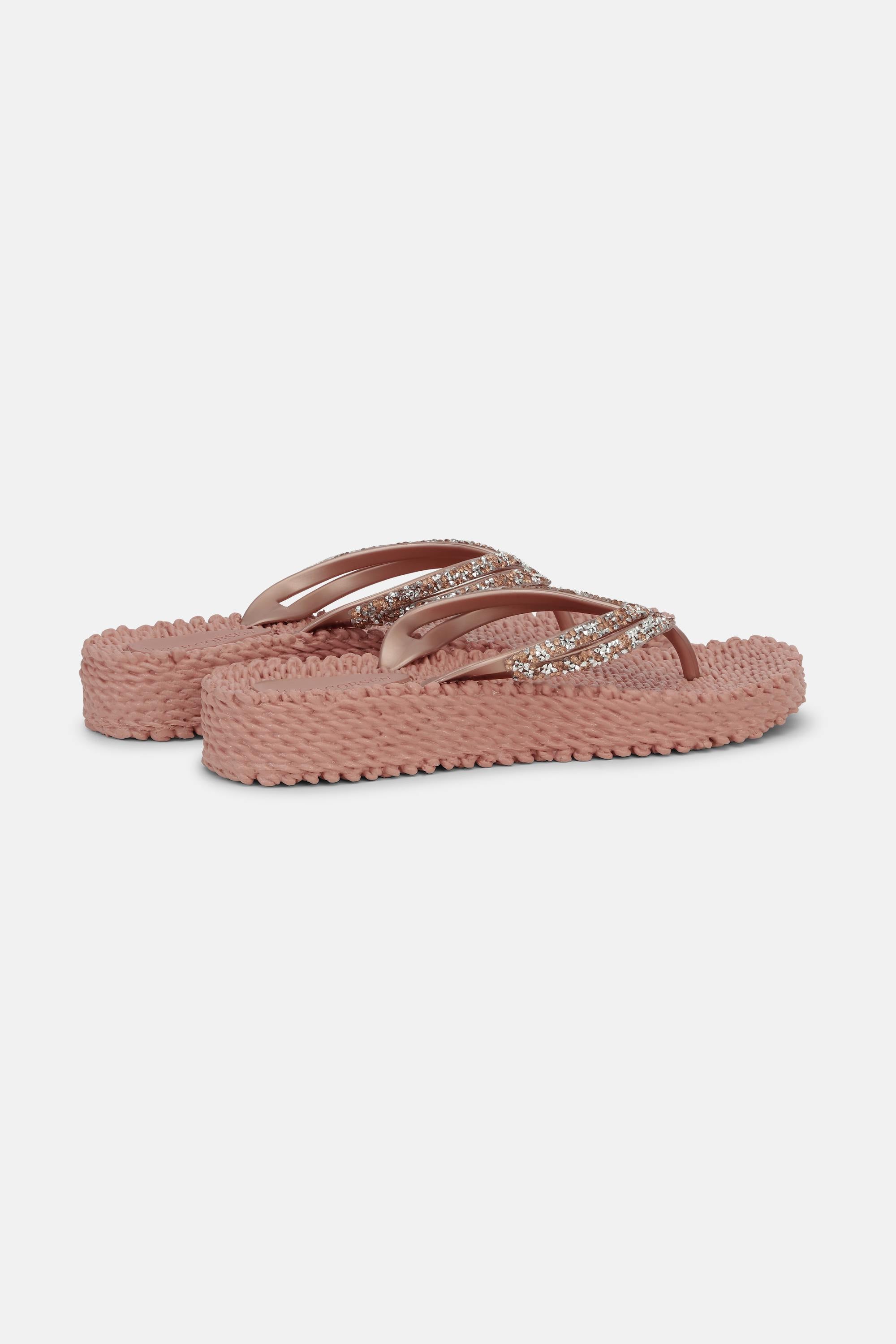 Platform Klipklapper Glimmersten - Misty Rose