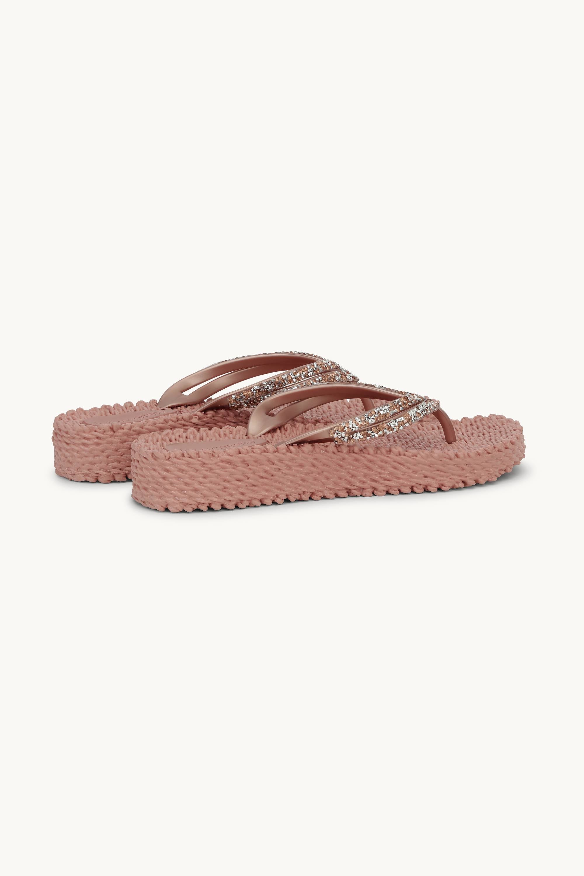 Platform Klipklapper Glimmersten - Misty Rose