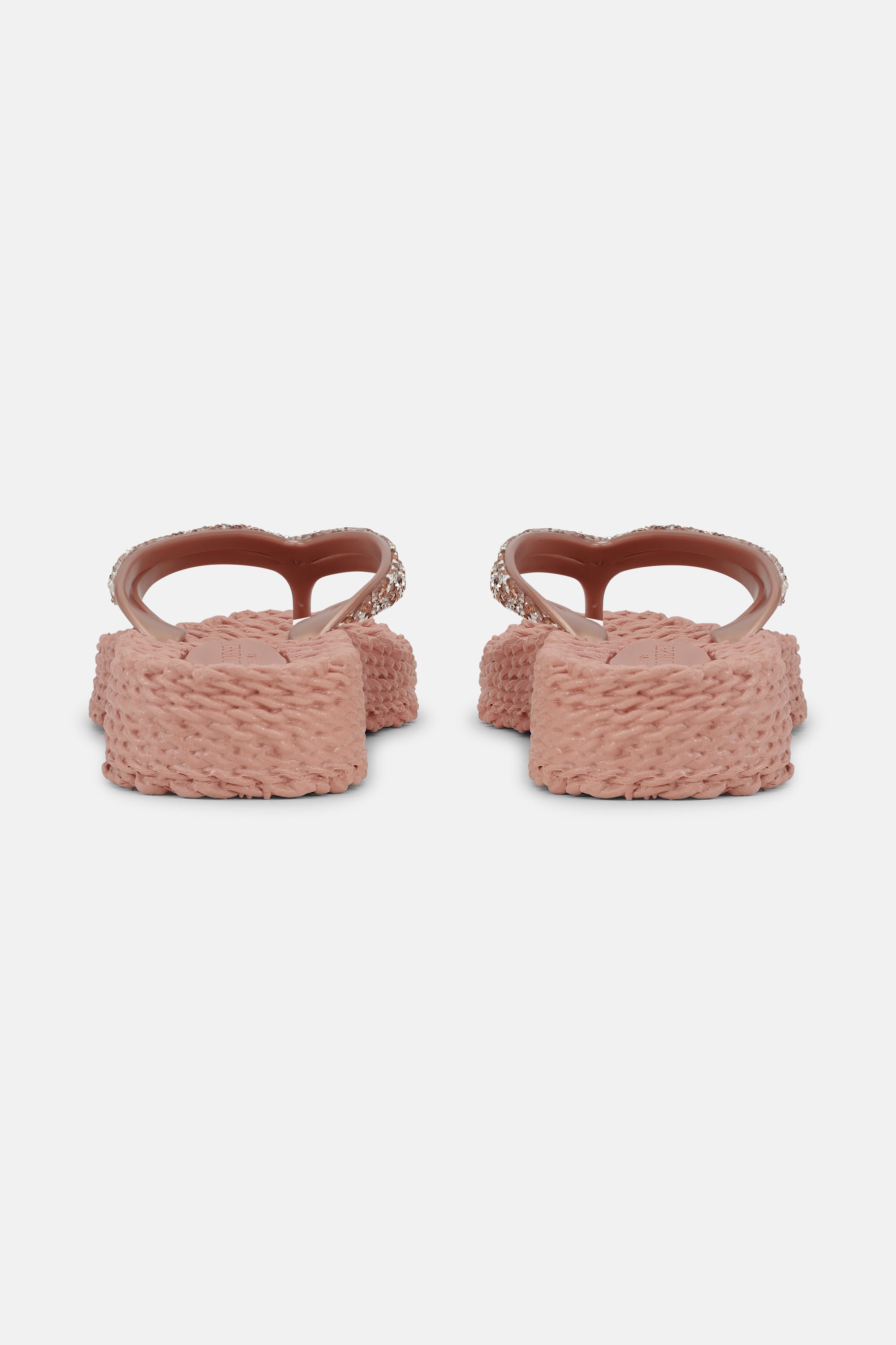 Platform Klipklapper Glimmersten - Misty Rose