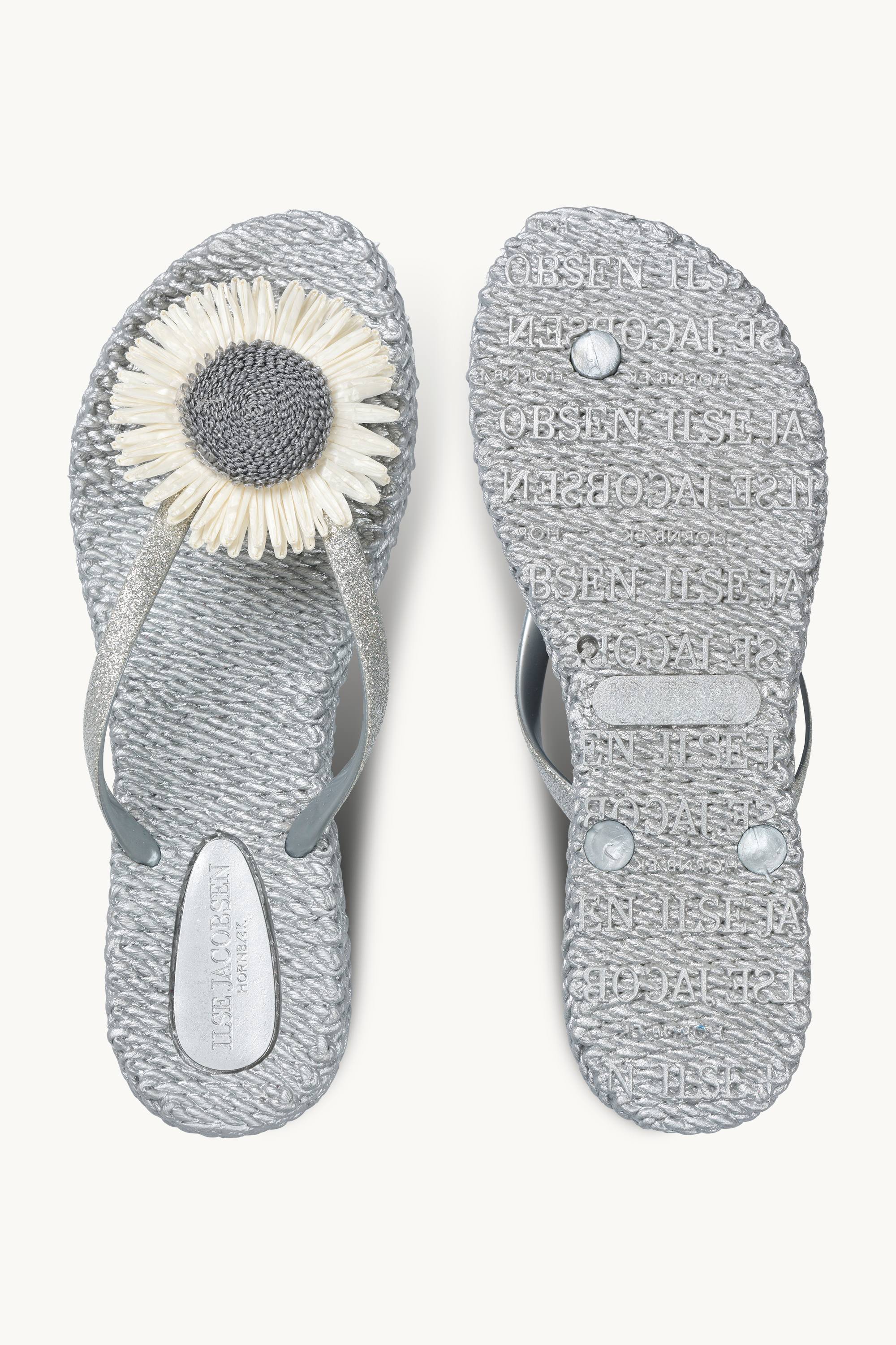 Klipklapper Blomst - Silver