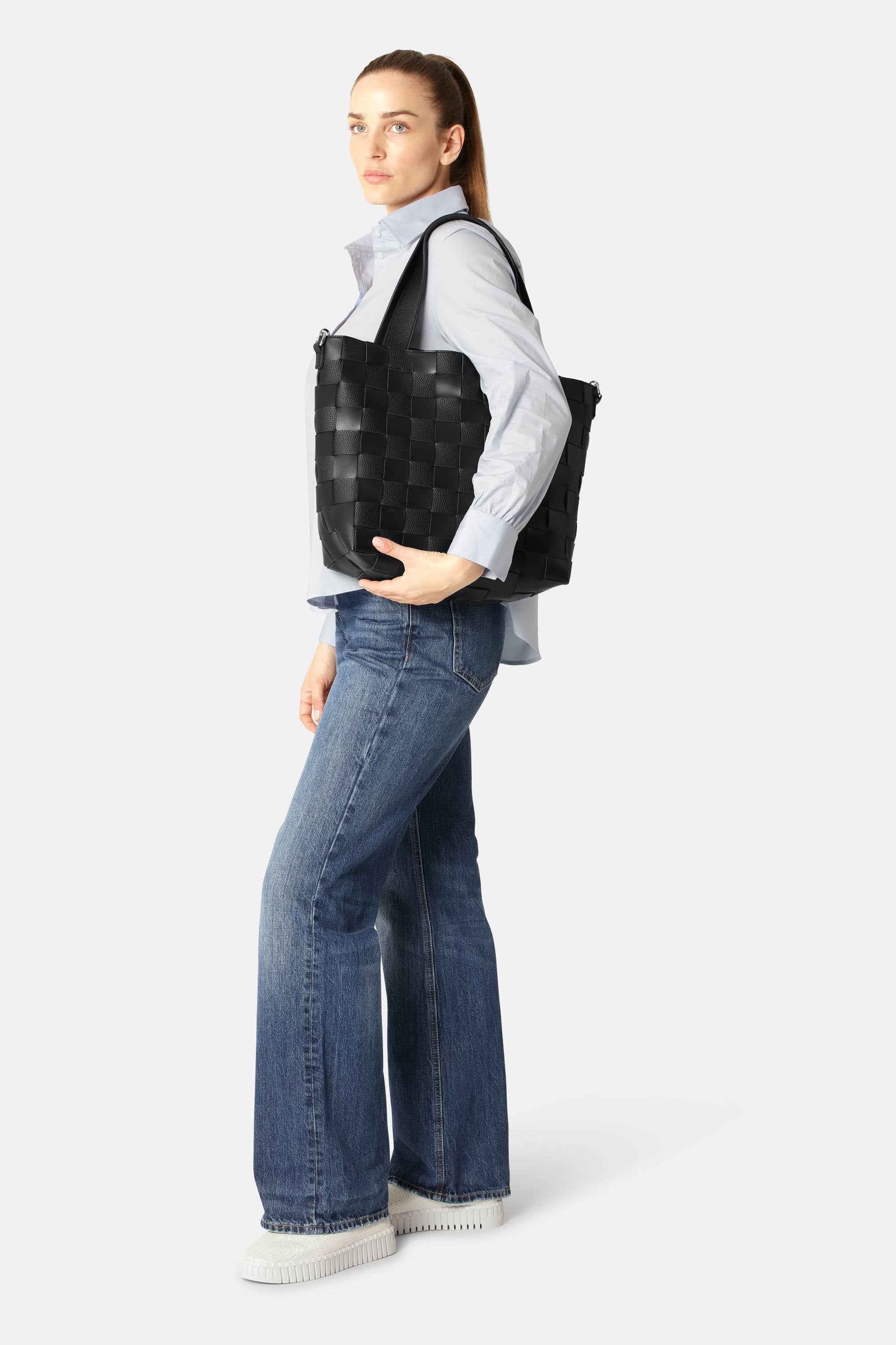 Crossbody Shopper Taske - Black