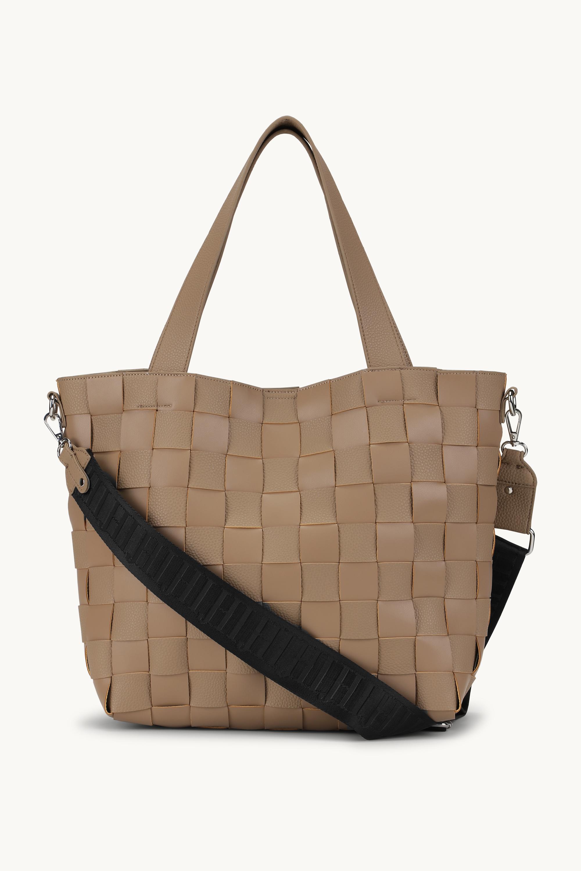 Crossbody Shopper Taske - Greige