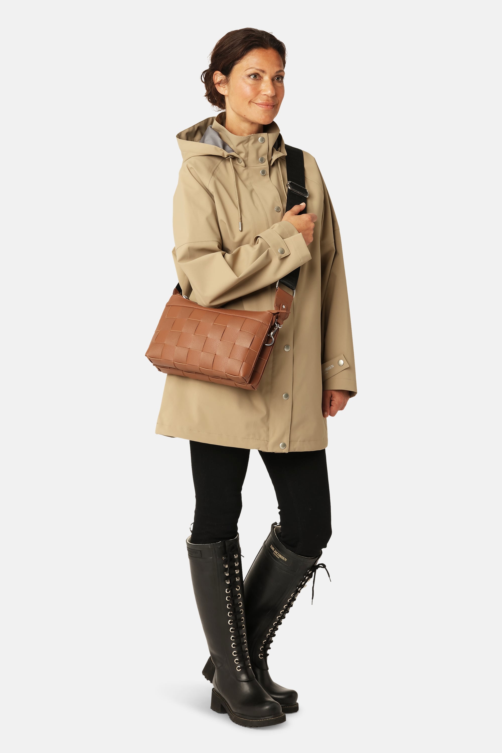 Braided Cross-Body - Cognac