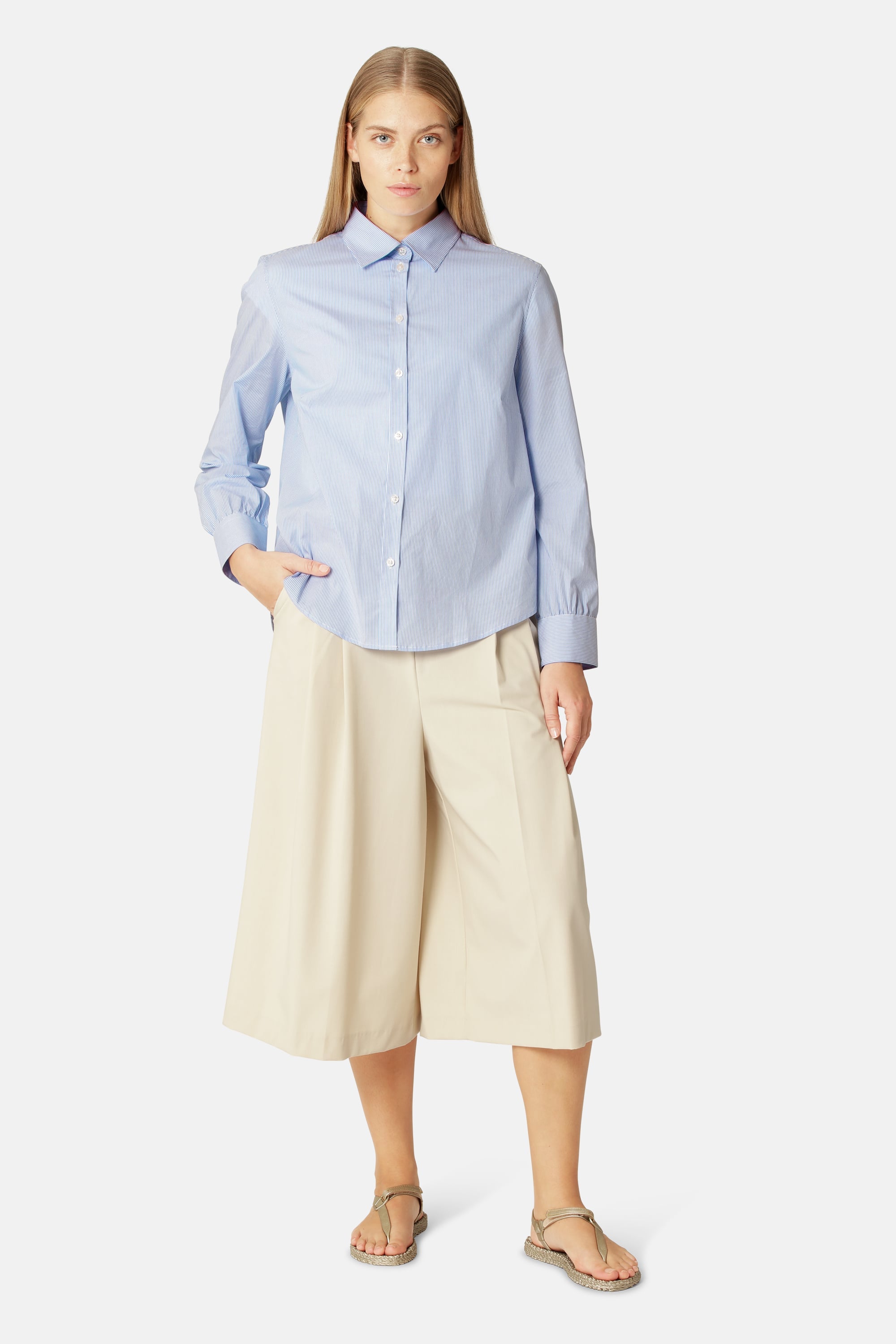 Klassisk Skjorte Lange Ærmer - Heather